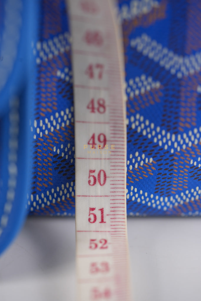 Saint Louis GM in Bleu Clair Goyardine Canvas | Purse Maison Luxury Bags Shop