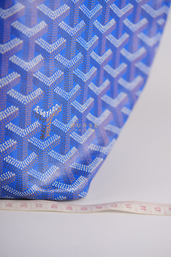 Saint Louis GM in Bleu Clair Goyardine Canvas | Purse Maison Luxury Bags Shop