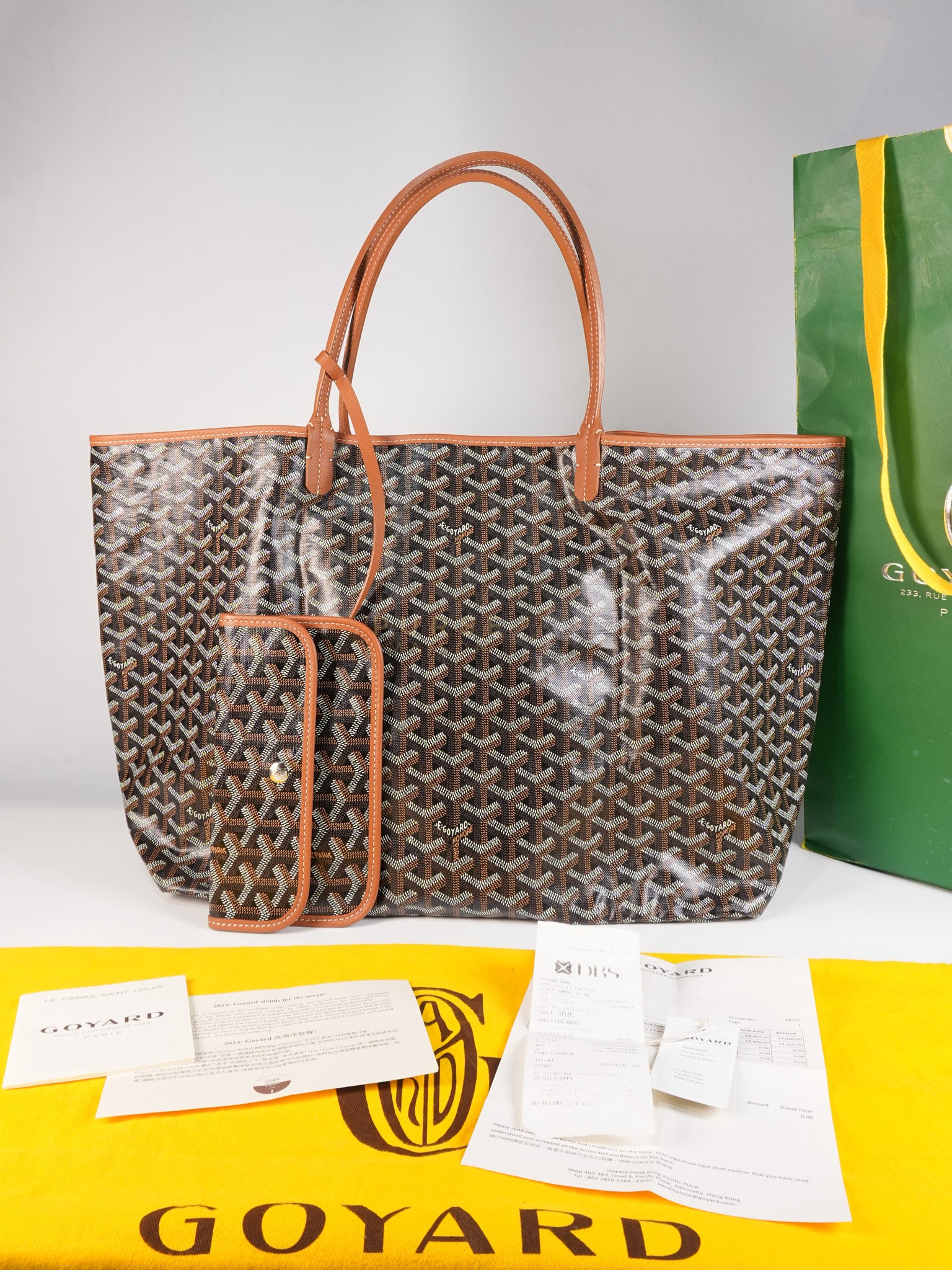 Saint Louis GM Tan in Goyardine Canvas | Purse Maison Luxury Bags Shop