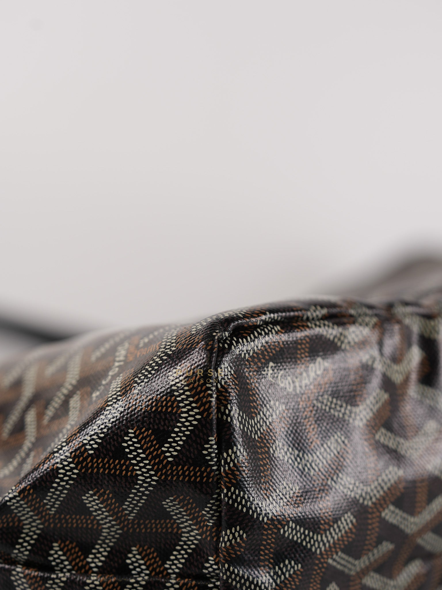 Saint Louis PM Black in Goyardine Canvas | Purse Maison Luxury Bags Shop