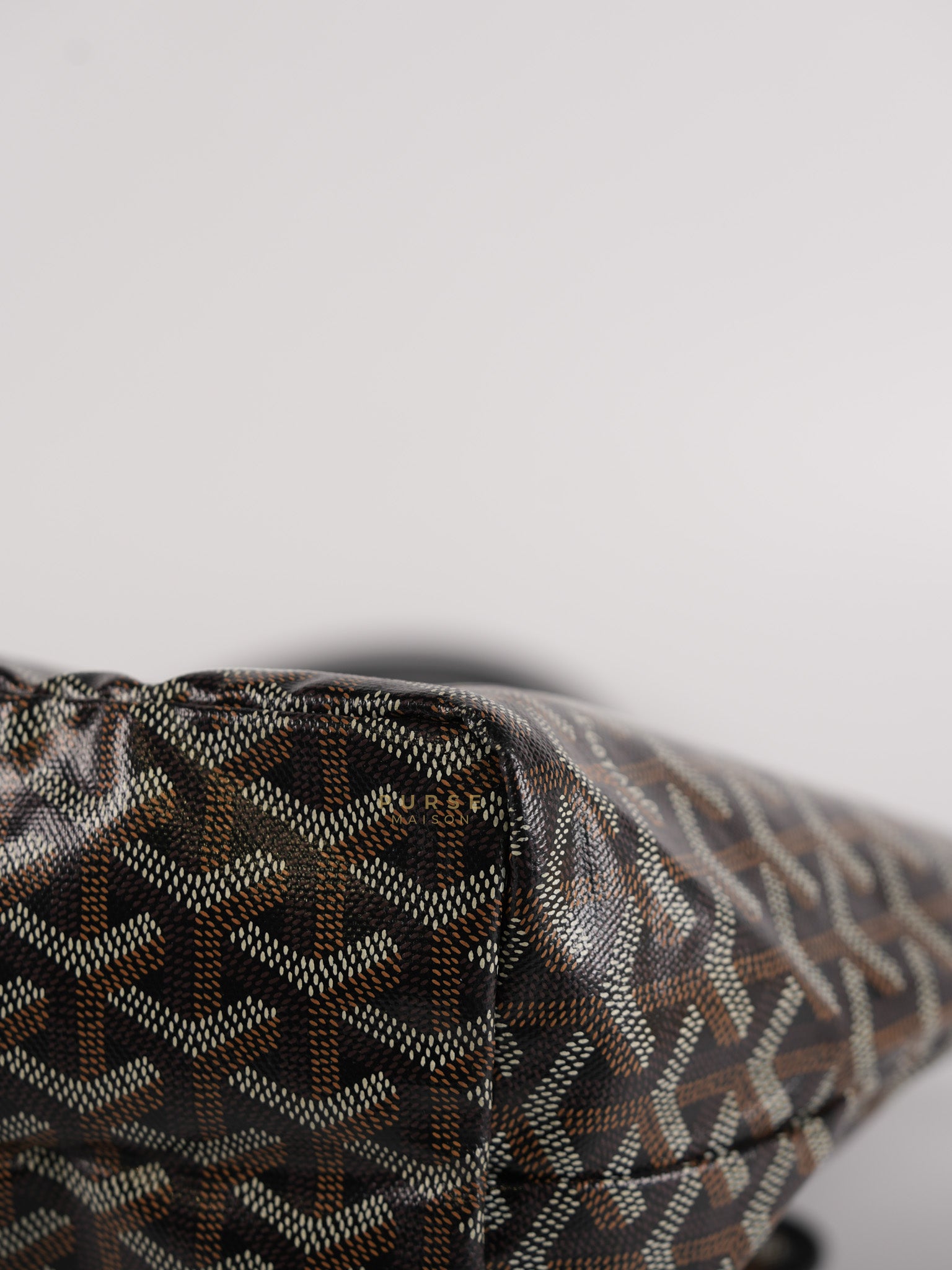 Saint Louis PM Black in Goyardine Canvas | Purse Maison Luxury Bags Shop