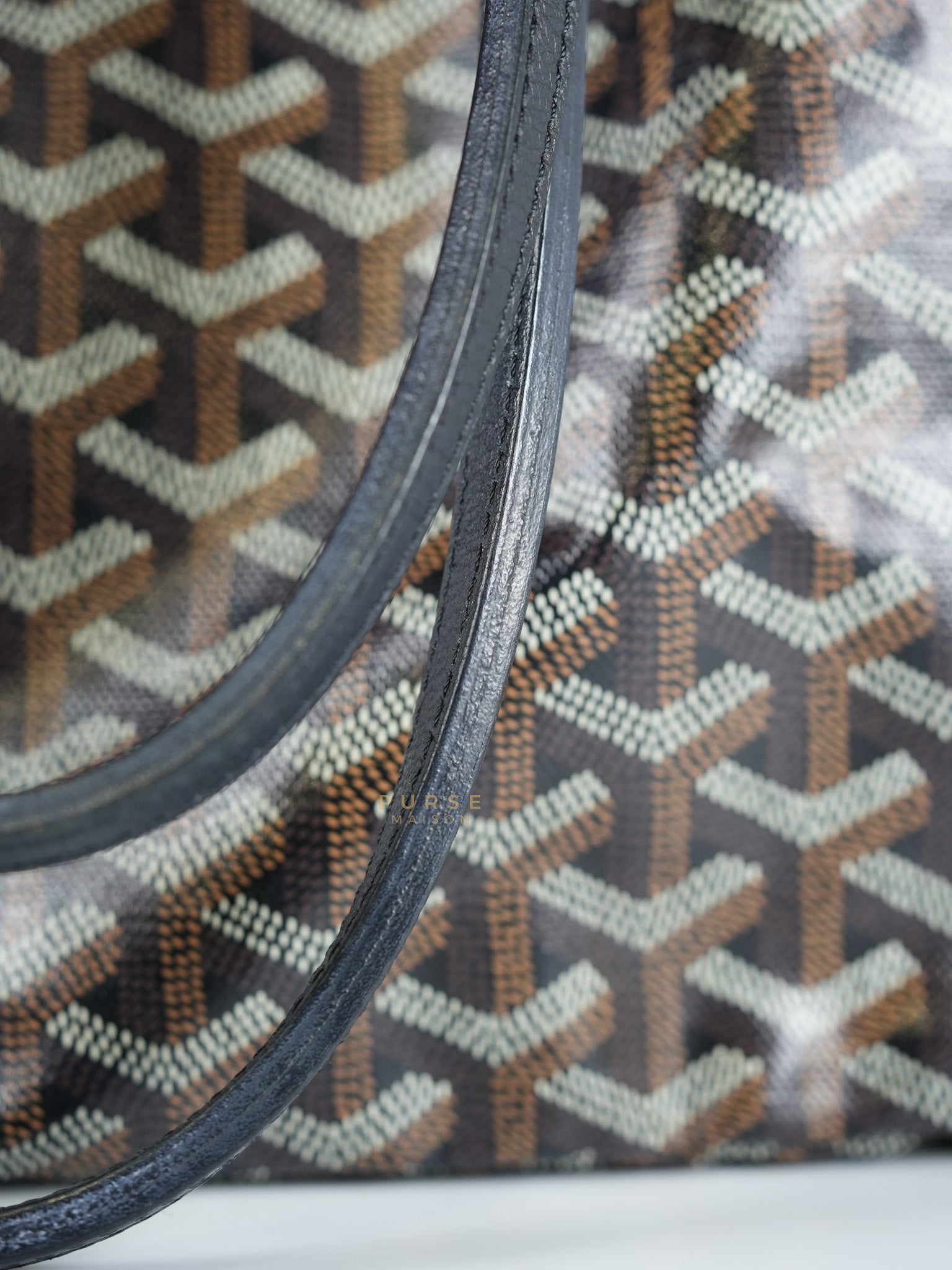 Saint Louis PM Black in Goyardine Canvas | Purse Maison Luxury Bags Shop