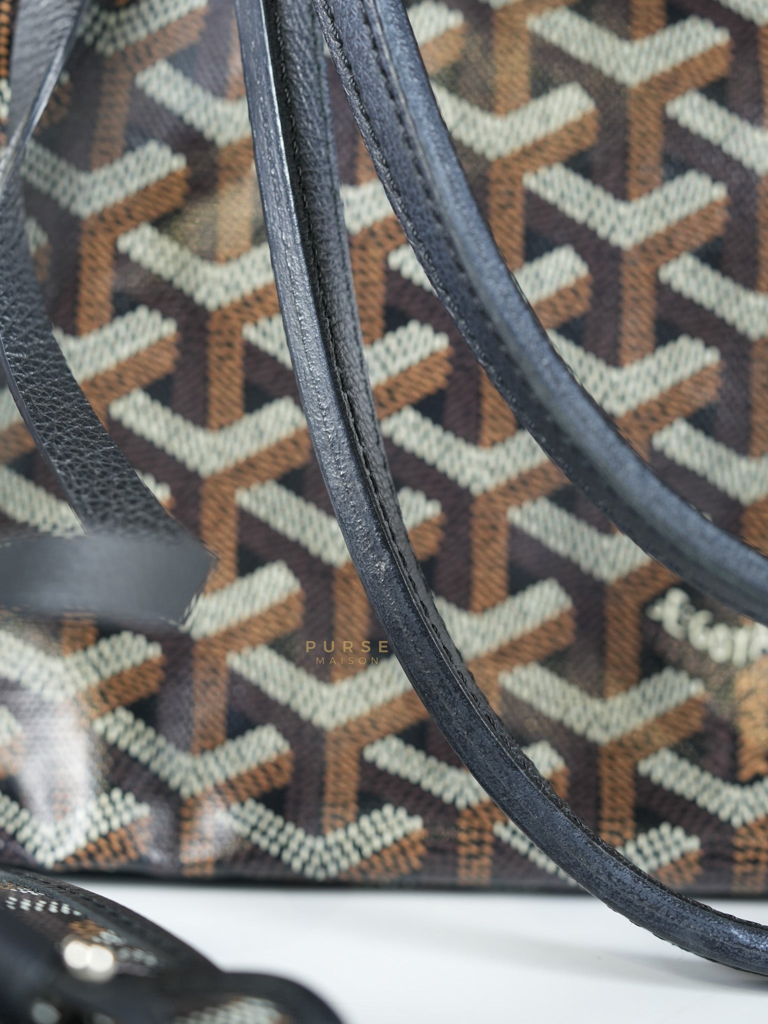 Saint Louis PM Black in Goyardine Canvas | Purse Maison Luxury Bags Shop