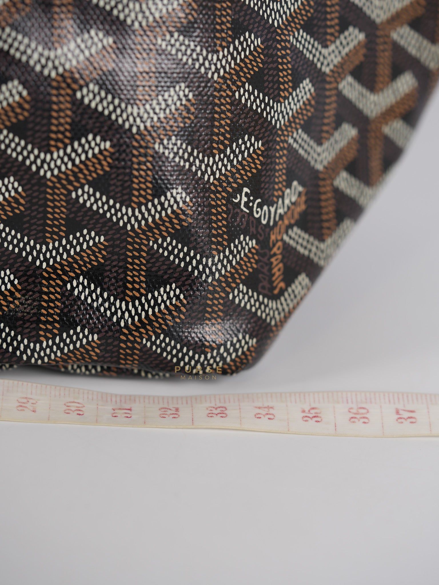 Saint Louis PM Black in Goyardine Canvas | Purse Maison Luxury Bags Shop