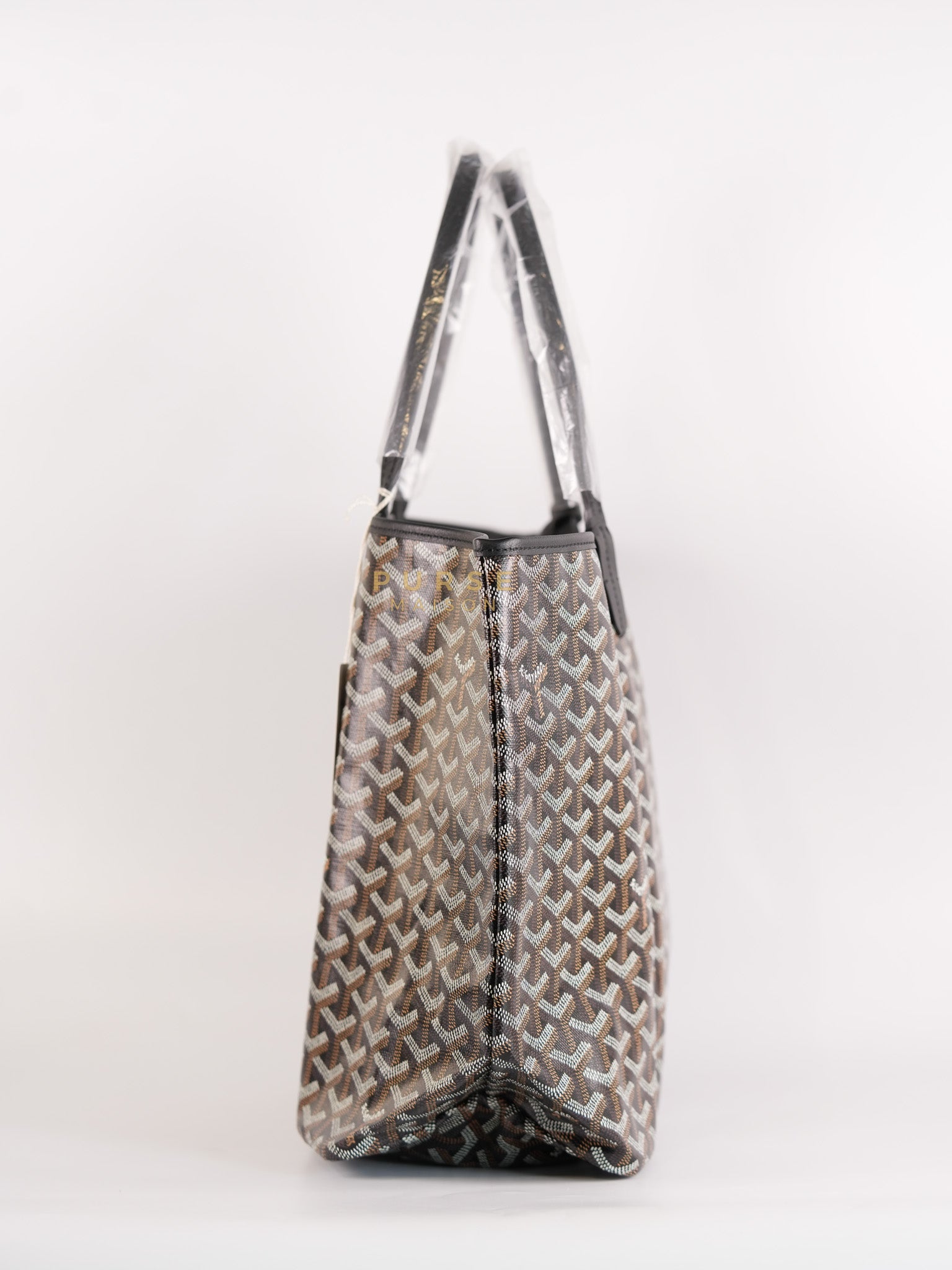 Saint Louis PM in Noir Goyardine Canvas | Purse Maison Luxury Bags Shop