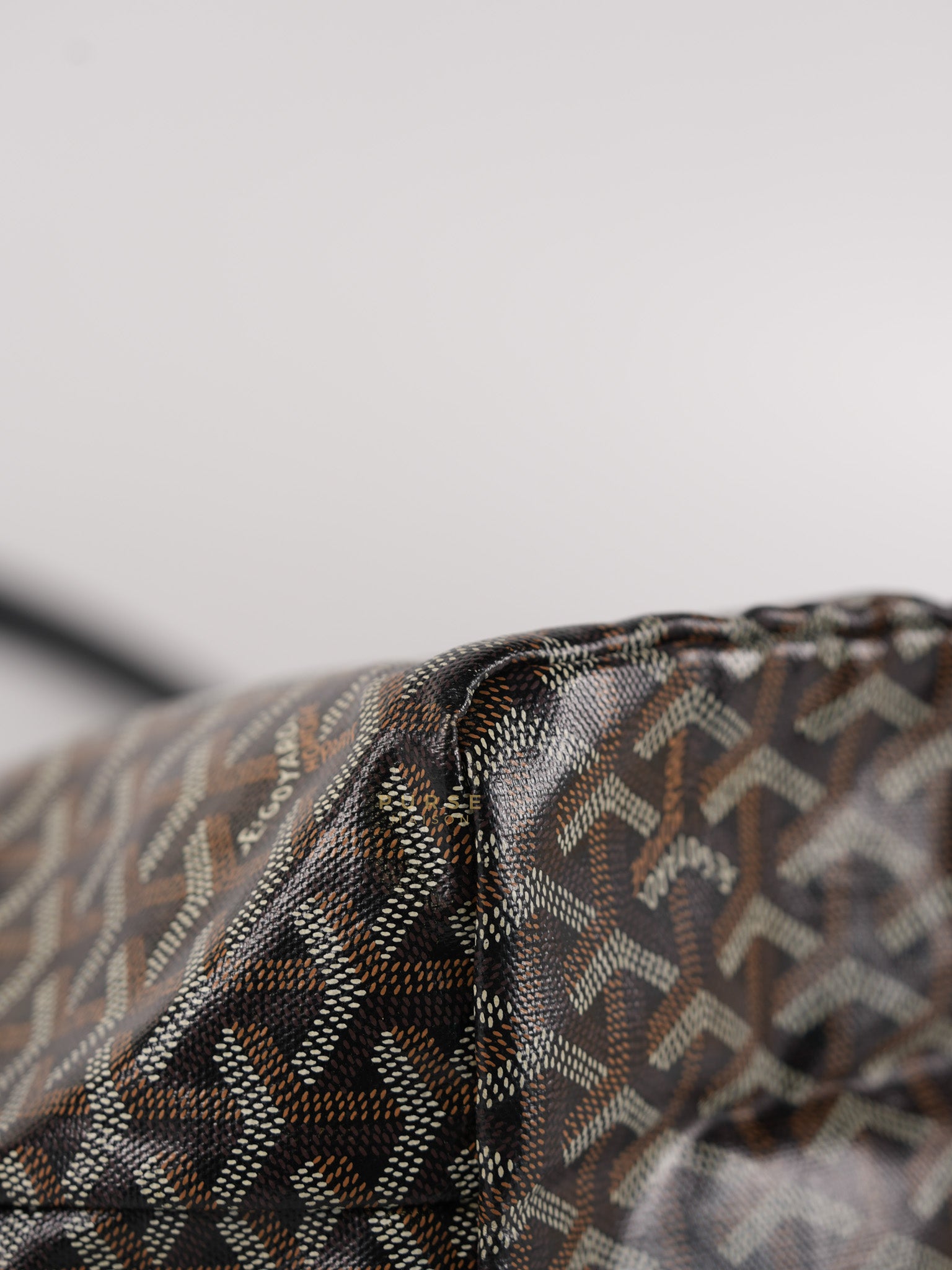 Saint Louis PM Black in Goyardine Canvas | Purse Maison Luxury Bags Shop