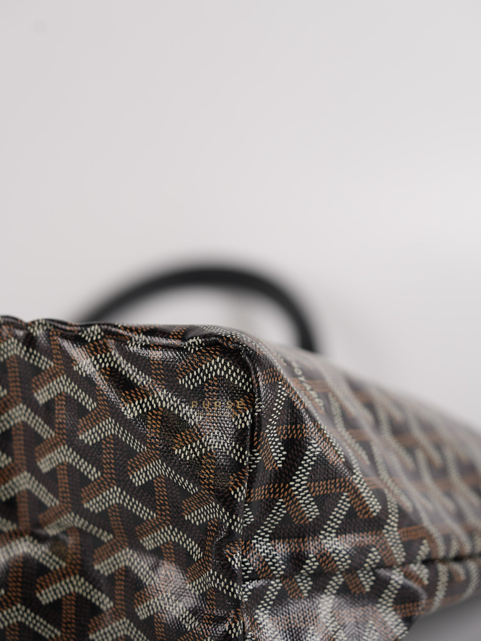 Saint Louis PM Black in Goyardine Canvas | Purse Maison Luxury Bags Shop