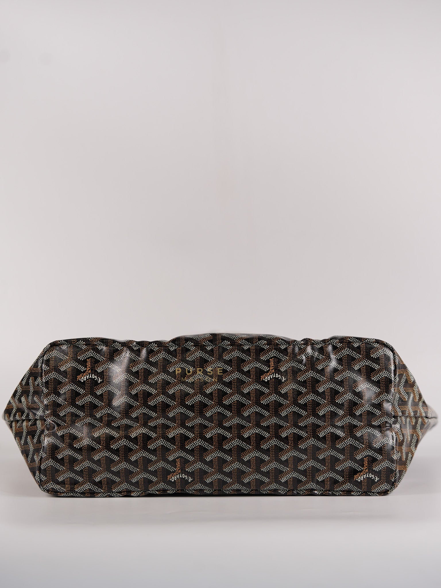 Saint Louis PM Black Tote Bag in Goyardine Canvas | Purse Maison Luxury Bags Shop