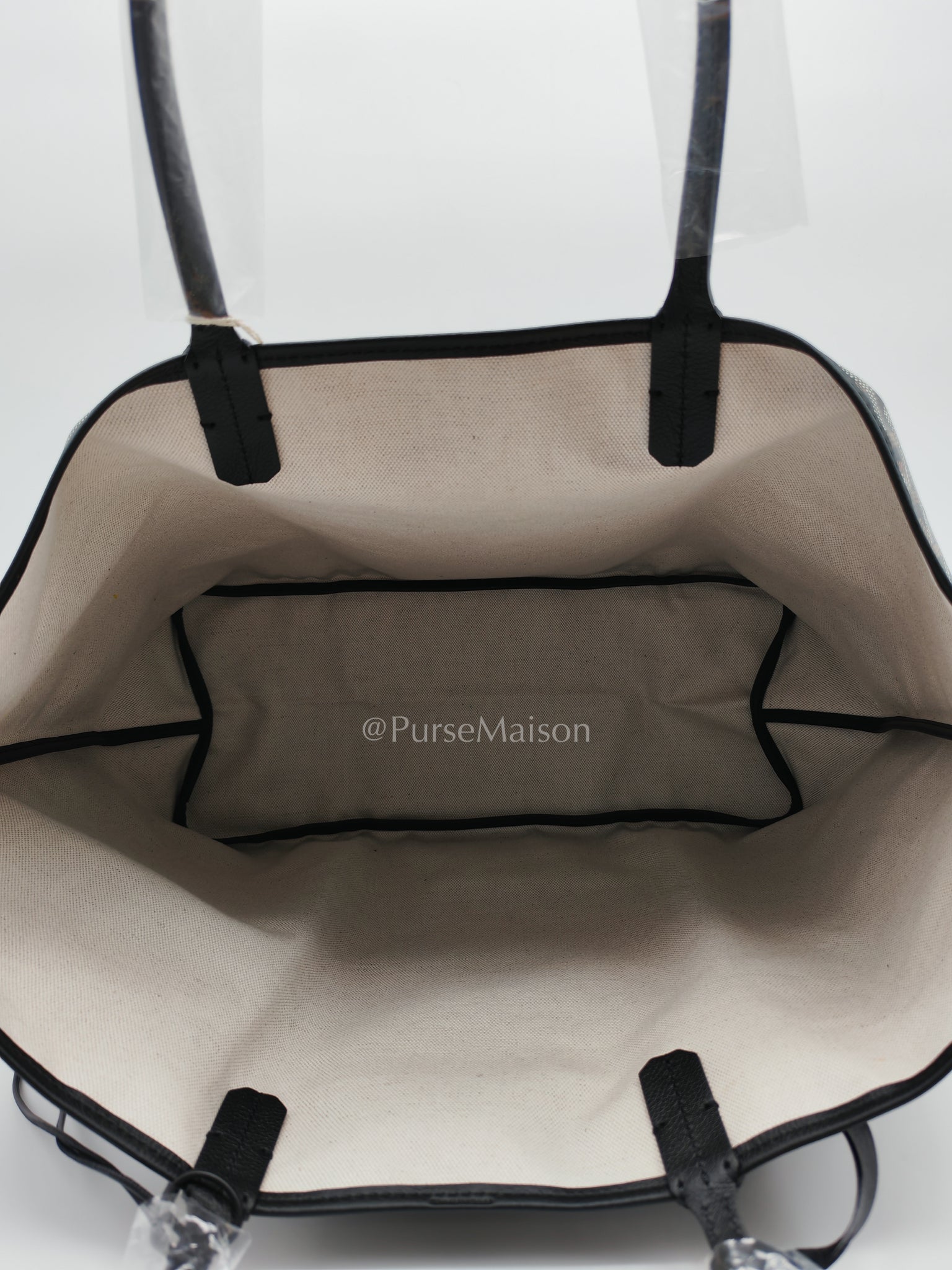 Saint Louis Black with Croc Universel Clip Charm in Goyardine Canvas Tote Bag | Purse Maison Luxury Bags Shop