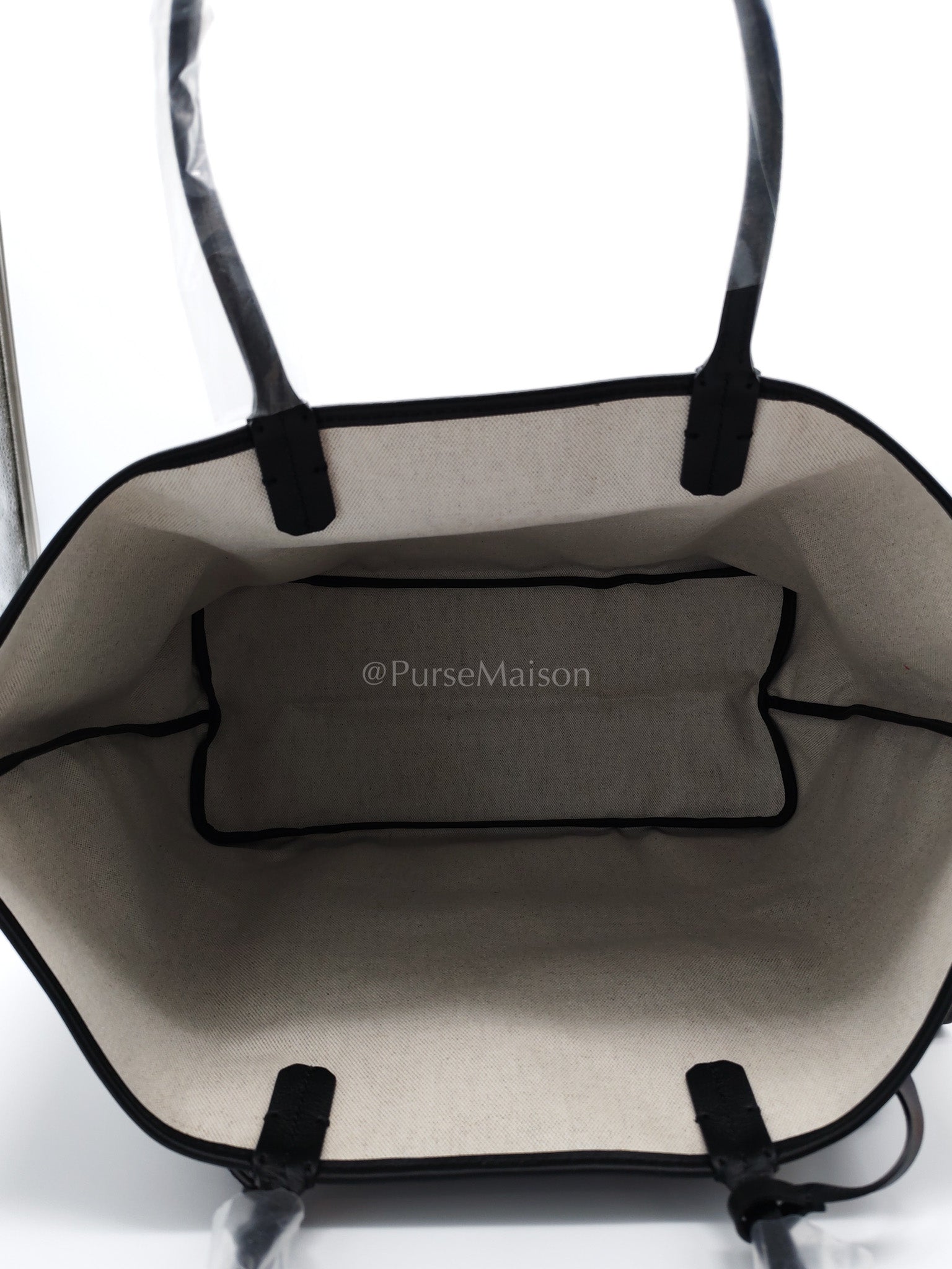 Saint Louis PM Black with Croc Universel Clip Charm in Goyardine Canvas Tote Bag | Purse Maison Luxury Bags Shop