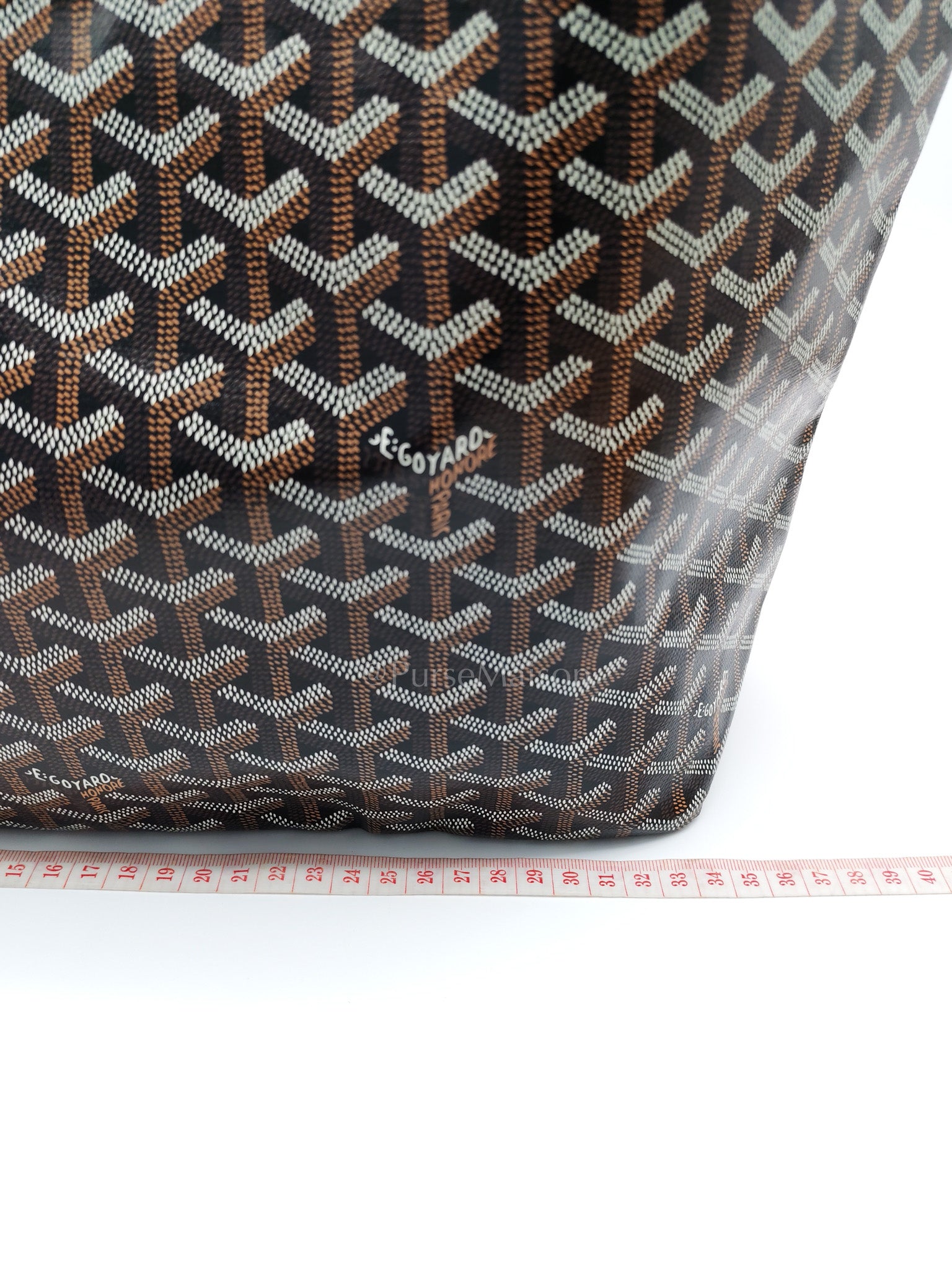 Saint Louis PM Black with Croc Universel Clip Charm in Goyardine Canvas Tote Bag | Purse Maison Luxury Bags Shop