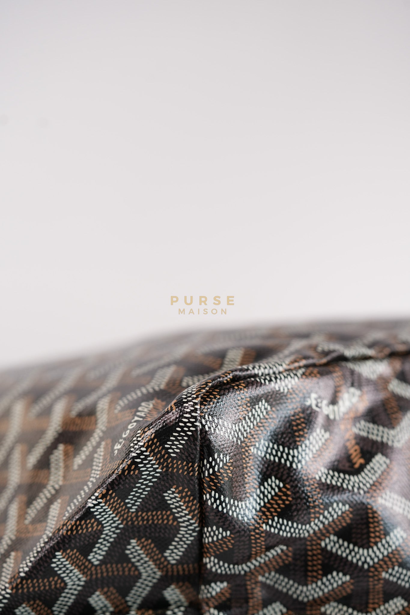 Saint Louis PM in Noir Goyardine Canvas | Purse Maison Luxury Bags Shop