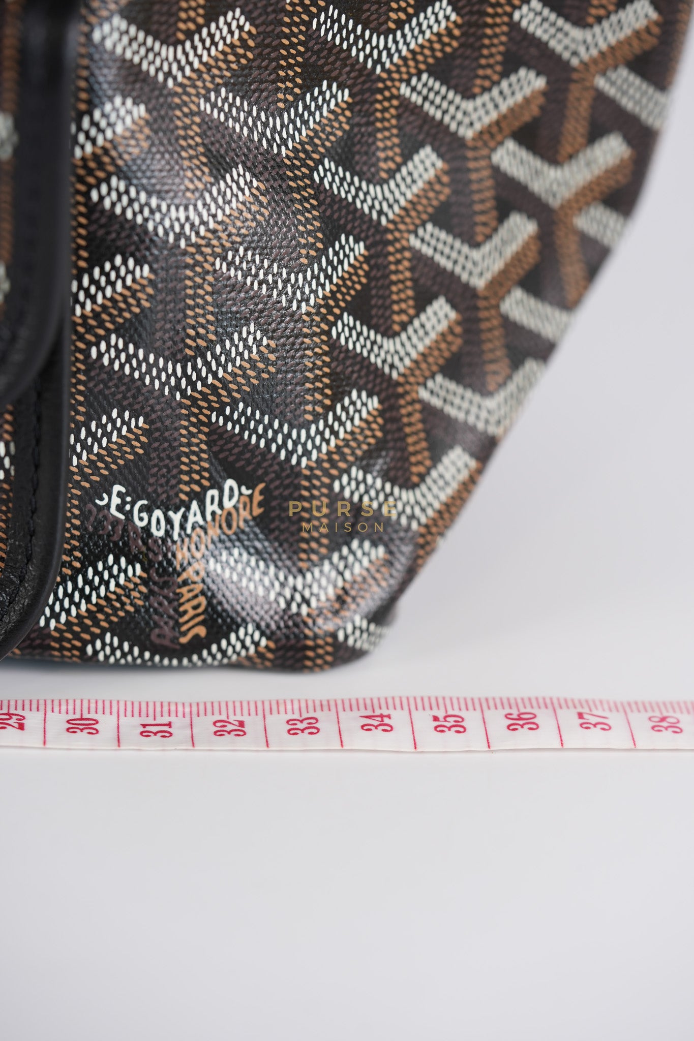 Saint Louis PM in Noir Goyardine Canvas | Purse Maison Luxury Bags Shop