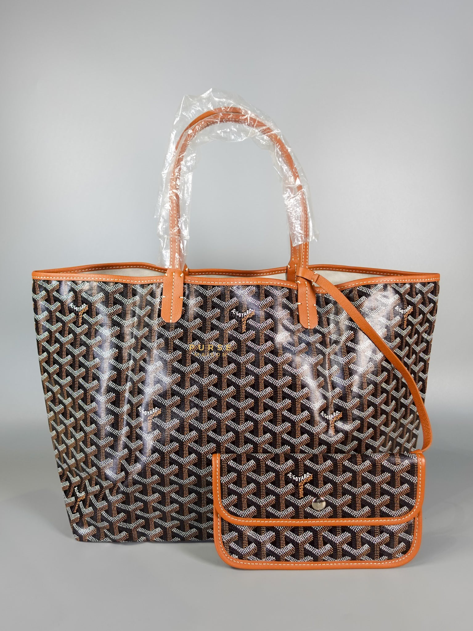 Saint Louis PM Black/Tan Tote Bag | Purse Maison Luxury Bags Shop