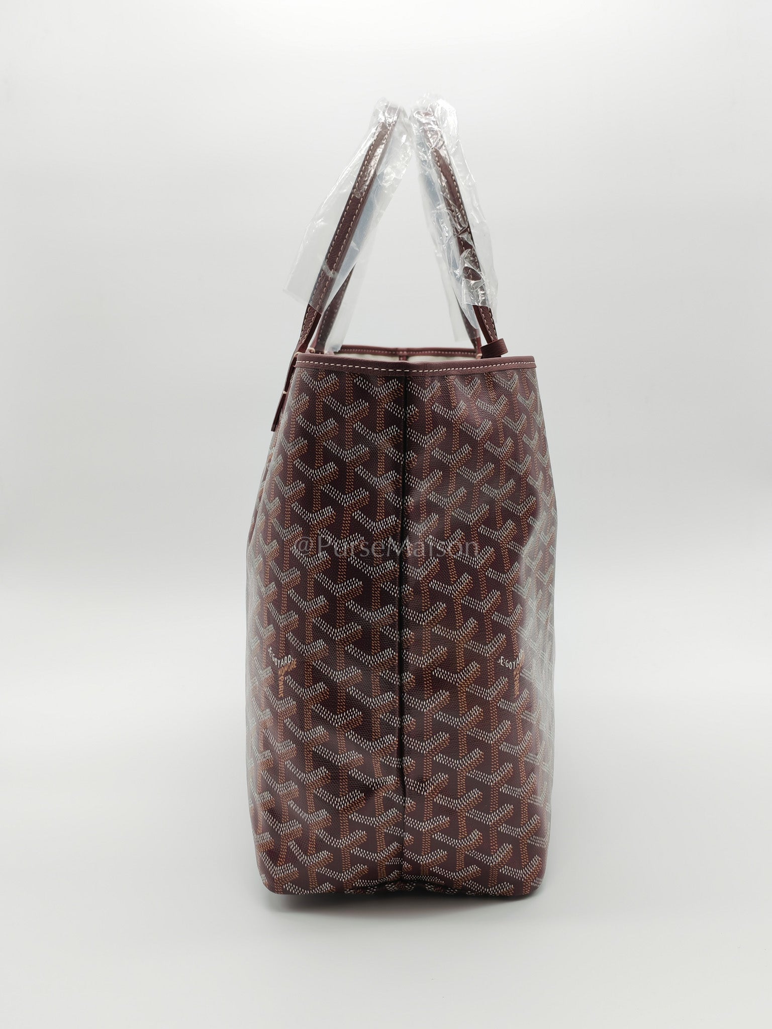 Saint Louis PM Bordeaux in Goyardine Canvas | Purse Maison Luxury Bags Shop