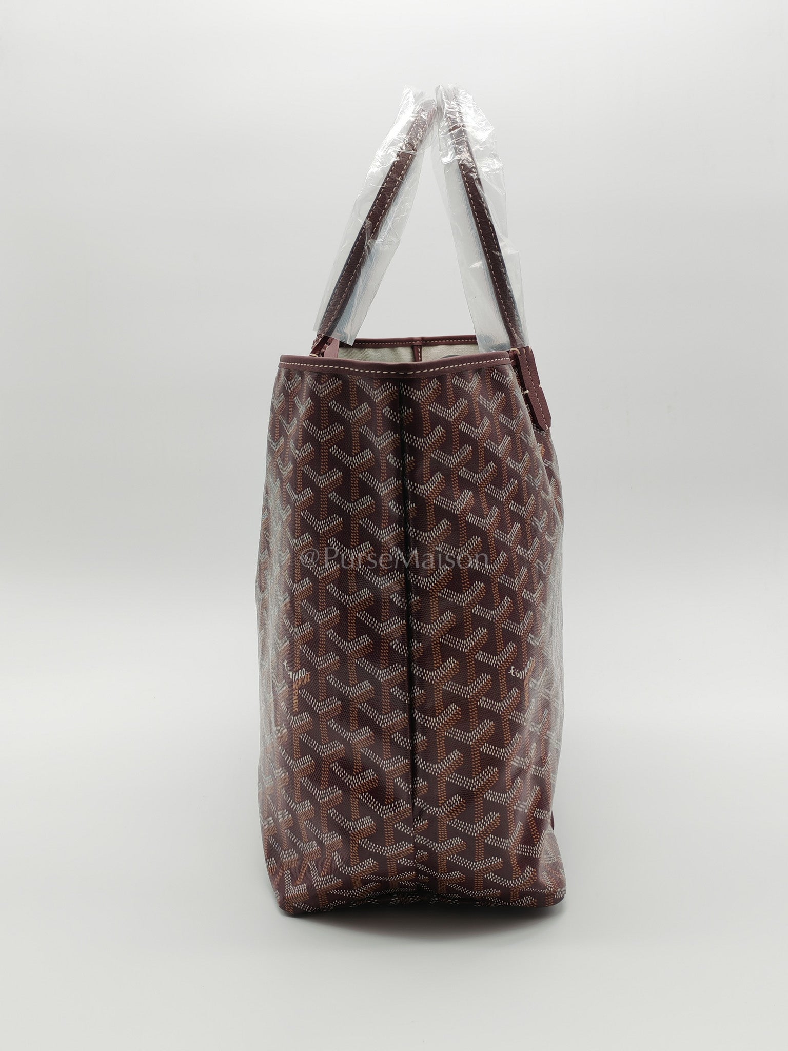 Saint Louis PM Bordeaux in Goyardine Canvas | Purse Maison Luxury Bags Shop