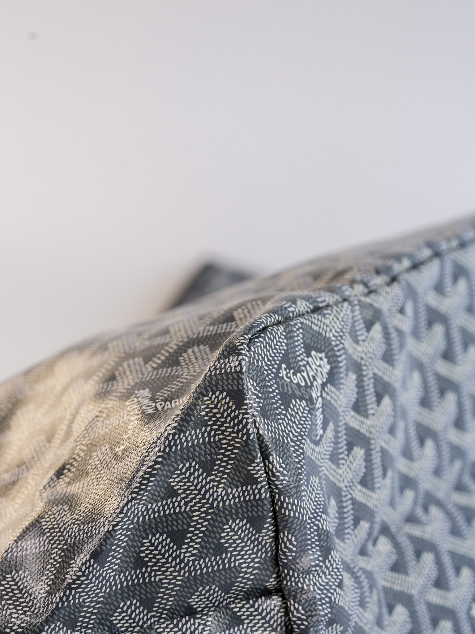 Saint Louis PM Gray Goyardine Canvas | Purse Maison Luxury Bags Shop