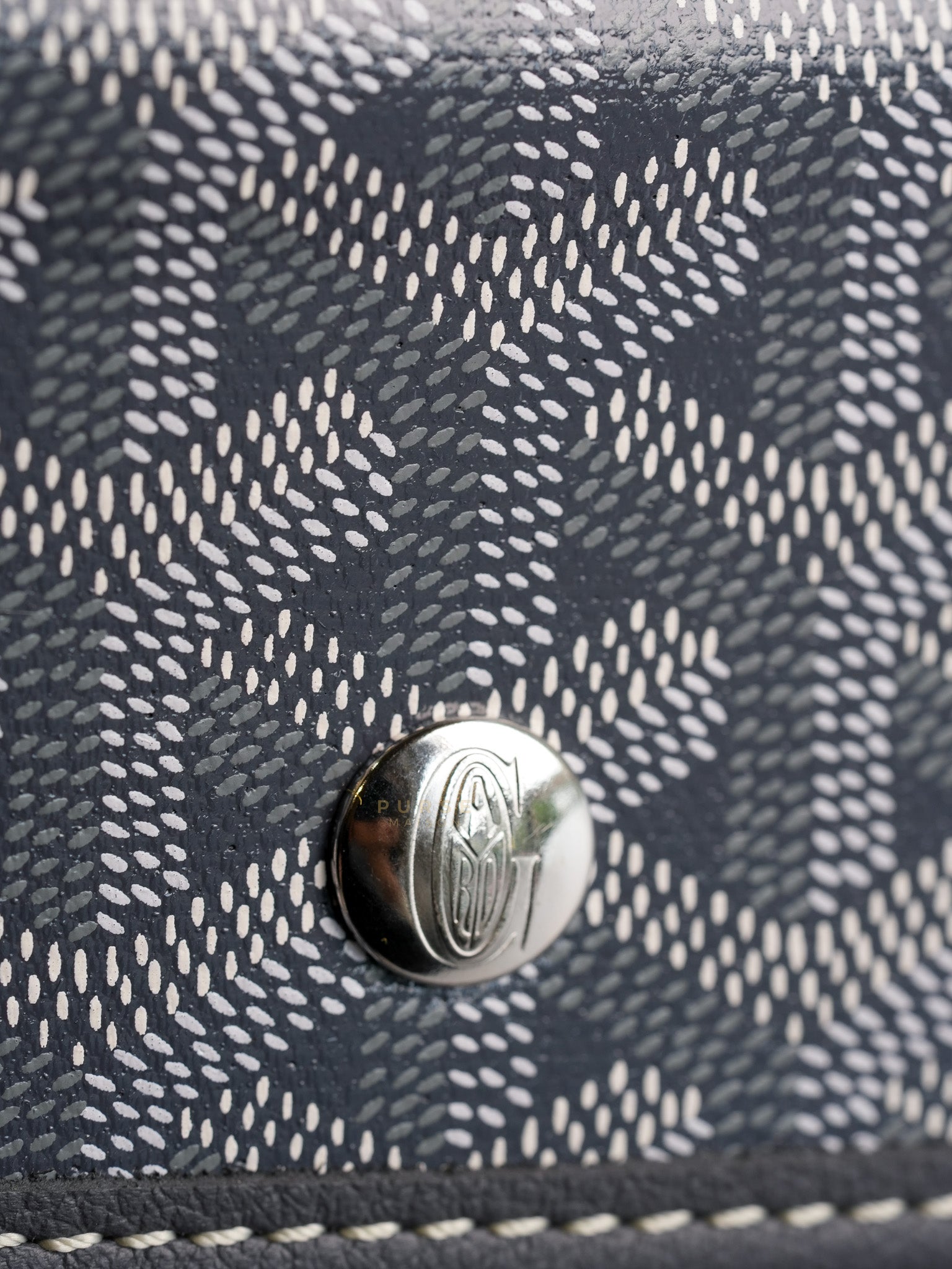 Saint Louis PM Gray Goyardine Canvas | Purse Maison Luxury Bags Shop
