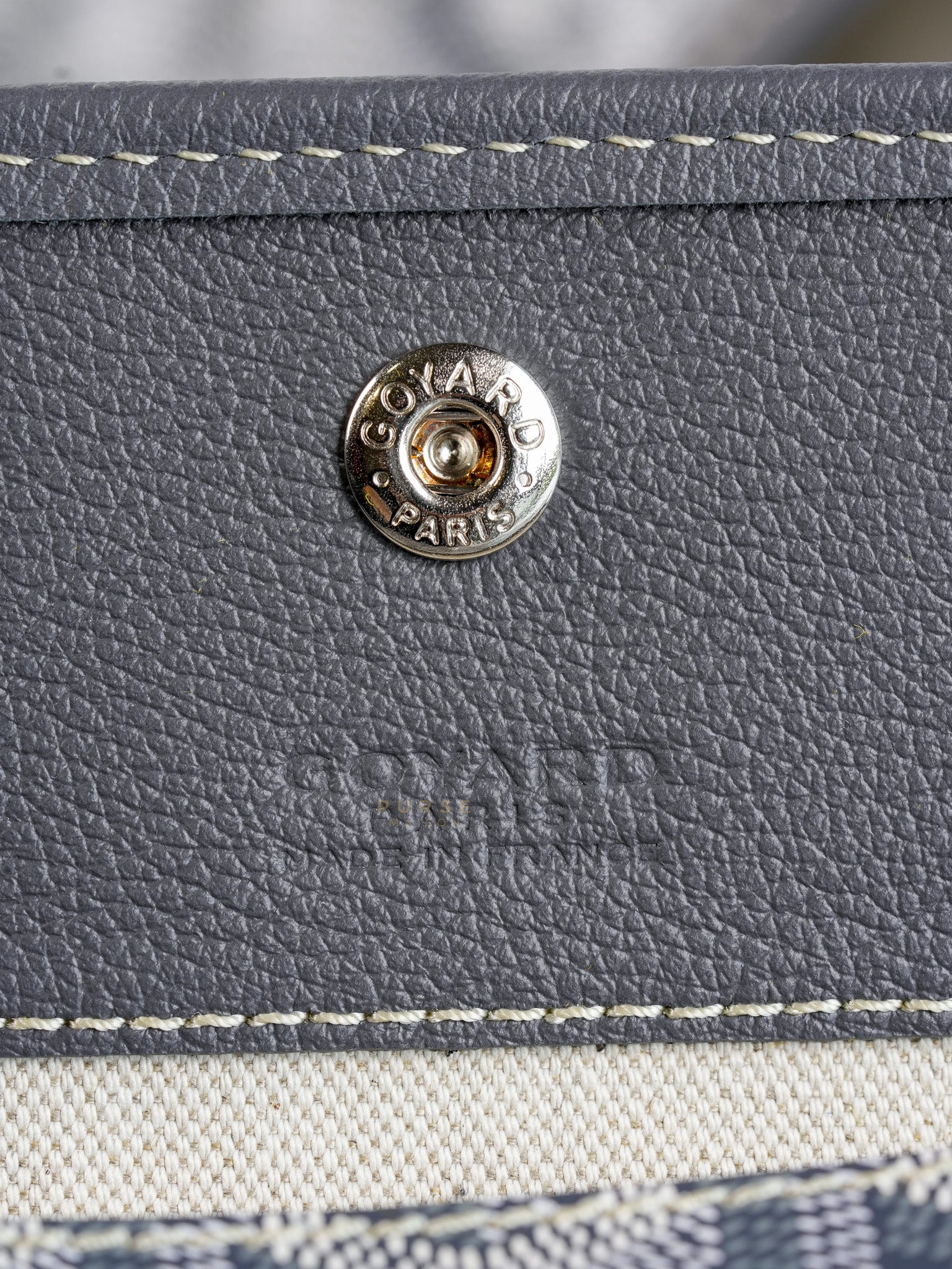 Saint Louis PM Gray Goyardine Canvas | Purse Maison Luxury Bags Shop