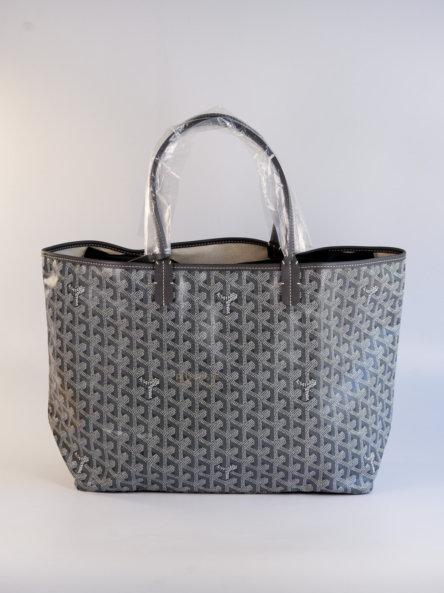 Saint Louis PM Gray Goyardine Canvas | Purse Maison Luxury Bags Shop
