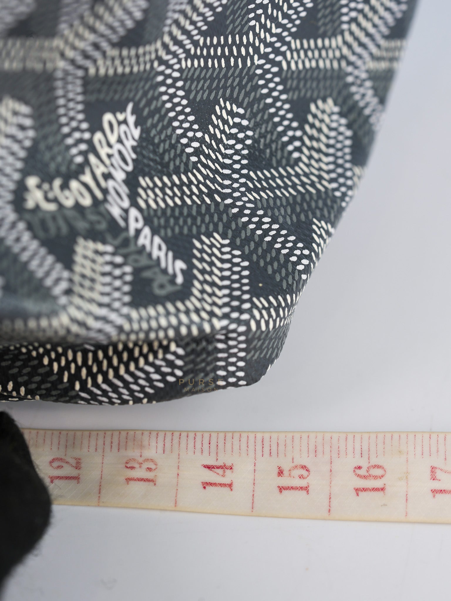 Saint Louis PM Gray Goyardine Canvas | Purse Maison Luxury Bags Shop