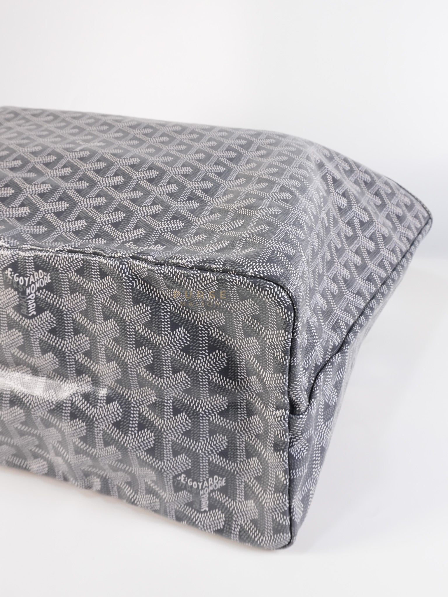 Saint Louis PM Gray in Goyardine Canvas | Purse Maison Luxury Bags Shop