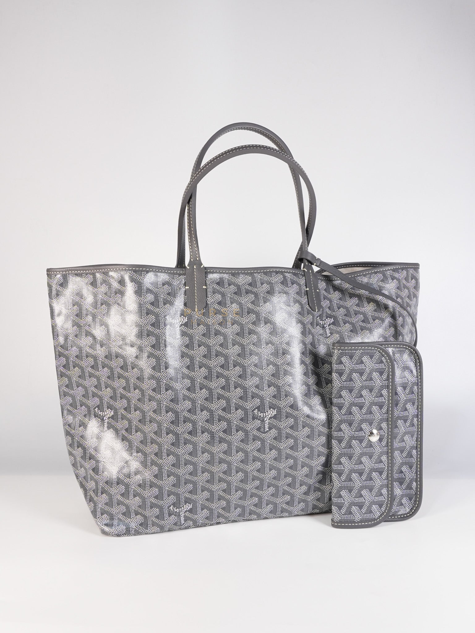 Saint Louis PM Gray in Goyardine Canvas | Purse Maison Luxury Bags Shop