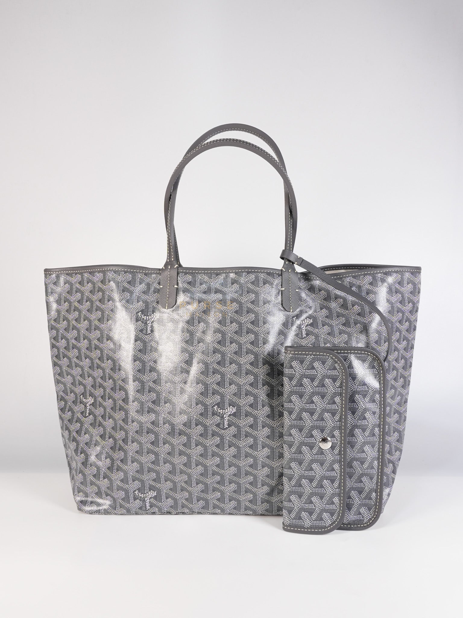 Saint Louis PM Gray in Goyardine Canvas | Purse Maison Luxury Bags Shop