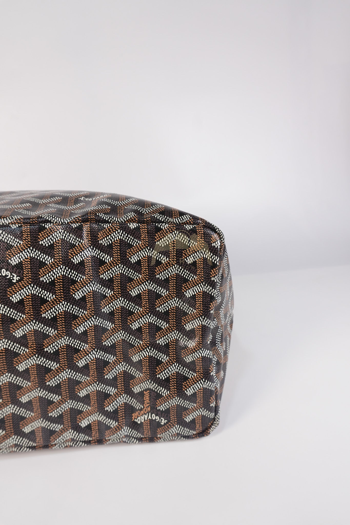 Saint Louis PM in Black Goyardine Canvas | Purse Maison Luxury Bags Shop