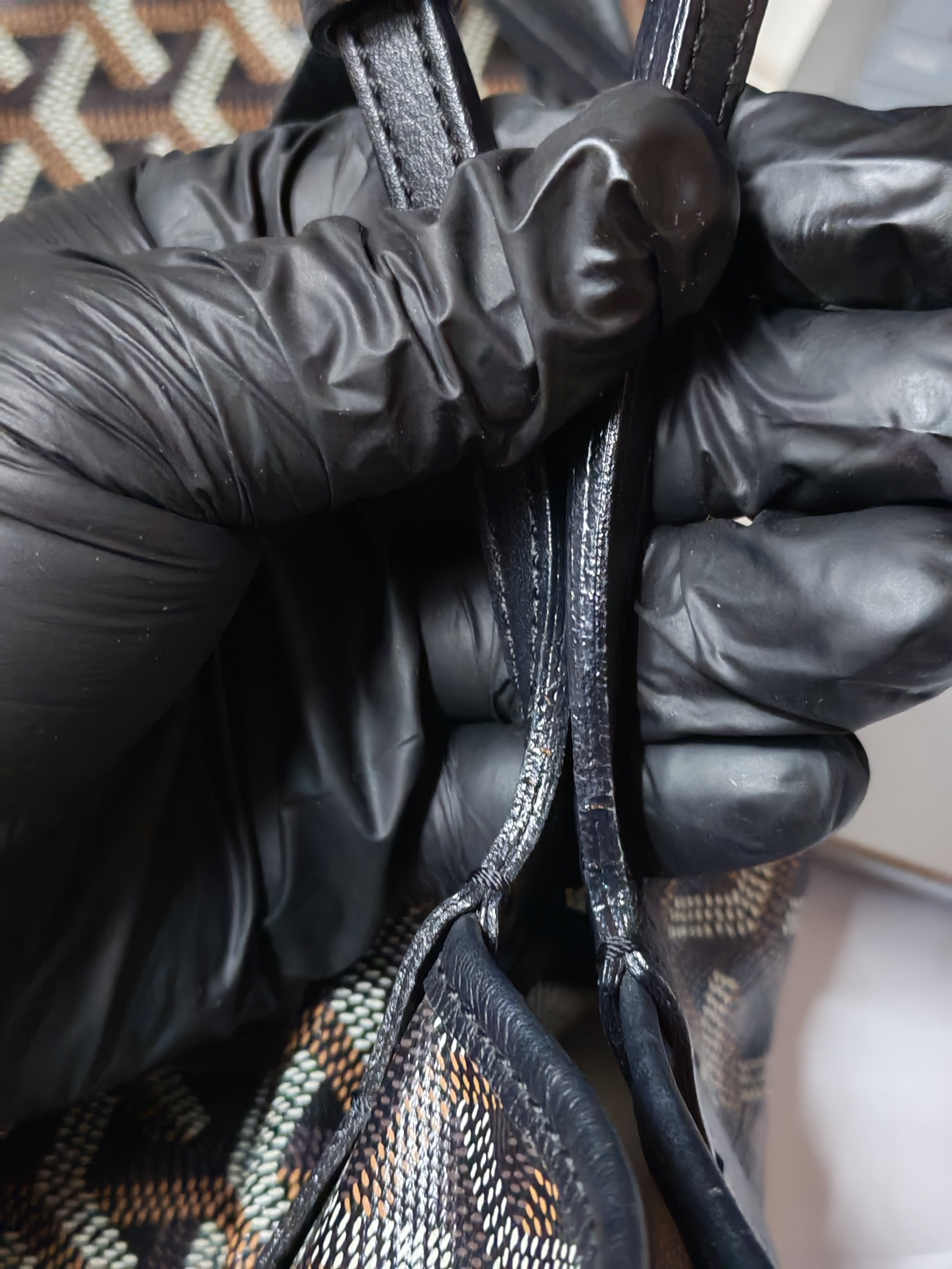 Saint Louis PM in Black Goyardine Canvas | Purse Maison Luxury Bags Shop