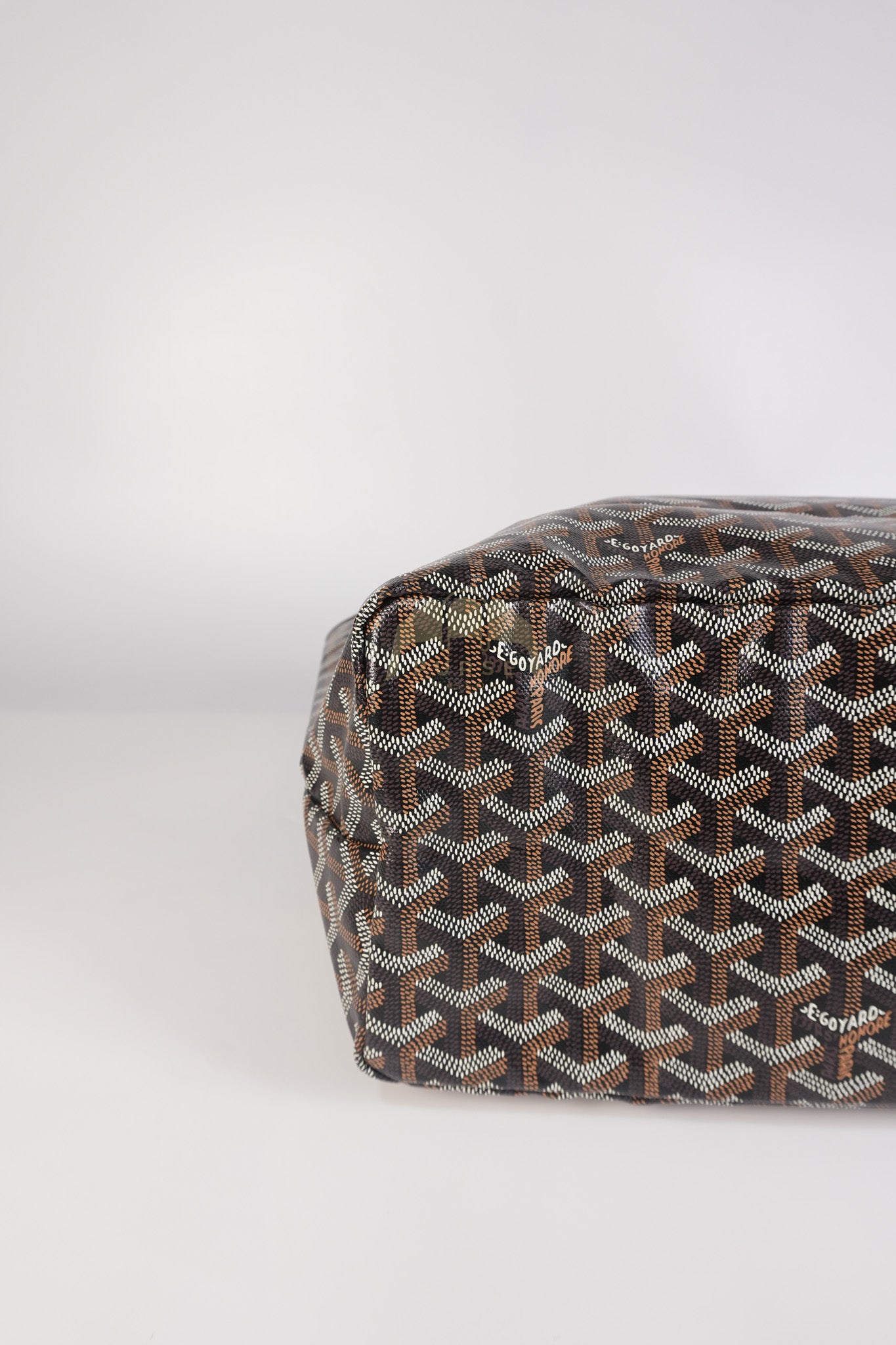 Saint Louis PM in Black Goyardine Canvas | Purse Maison Luxury Bags Shop