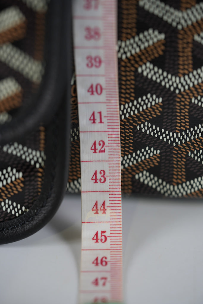 Saint Louis PM in Black Goyardine Canvas | Purse Maison Luxury Bags Shop