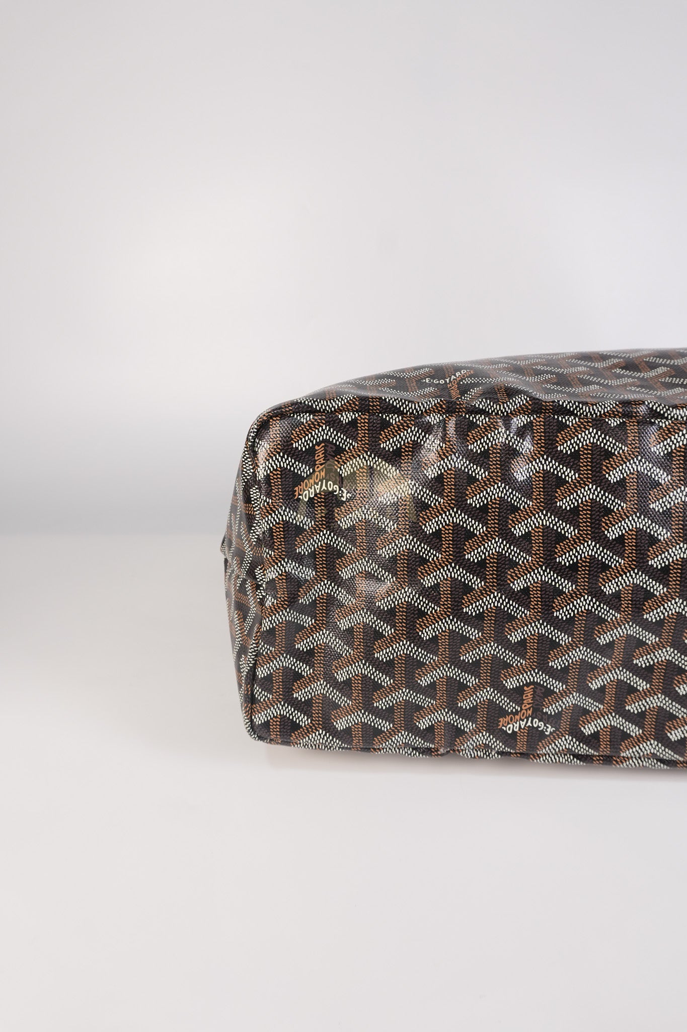 Saint Louis PM in Black Goyardine Canvas | Purse Maison Luxury Bags Shop