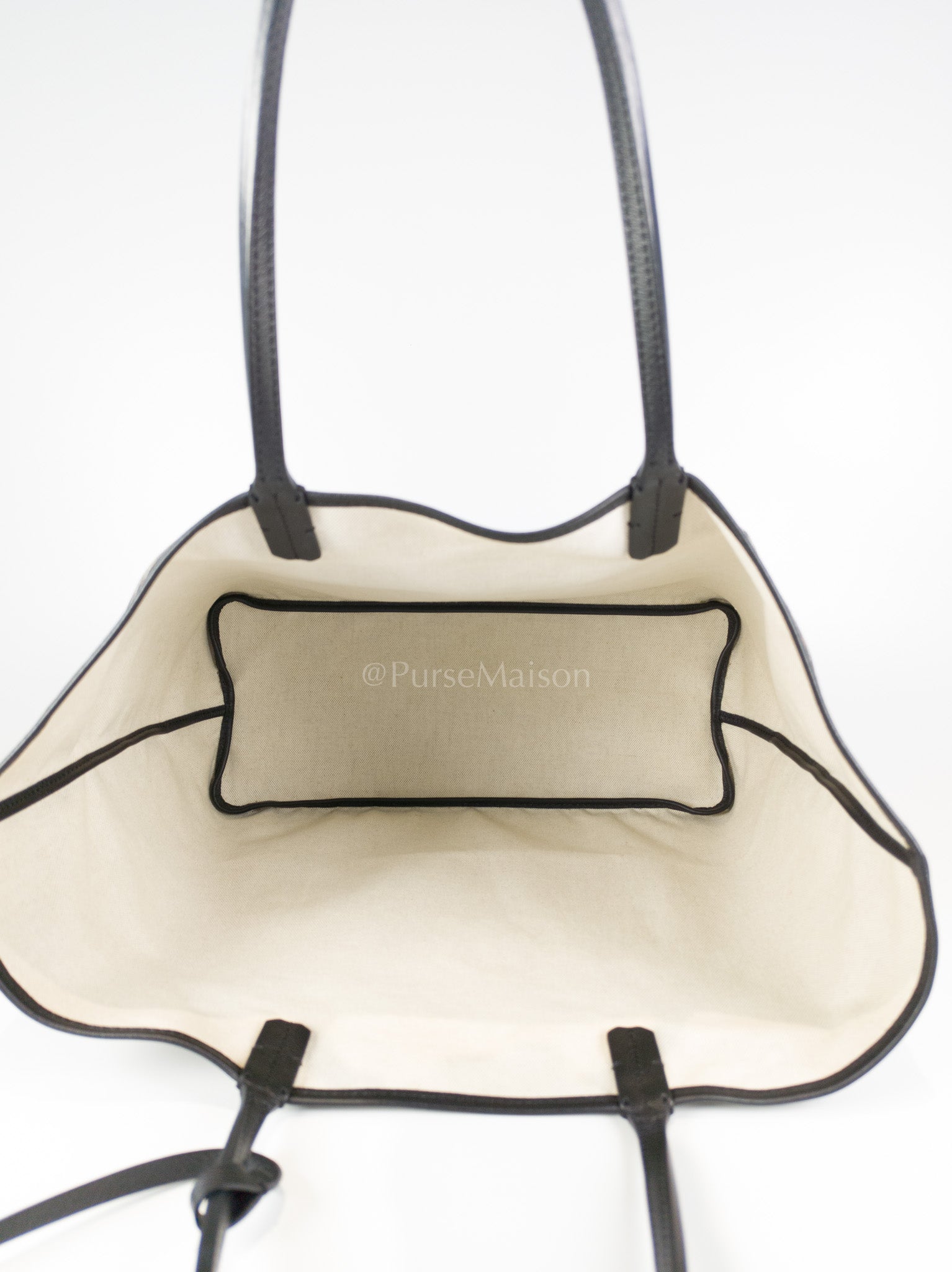 Saint Louis PM in Black Goyardine Canvas Tote Bag | Purse Maison Luxury Bags Shop