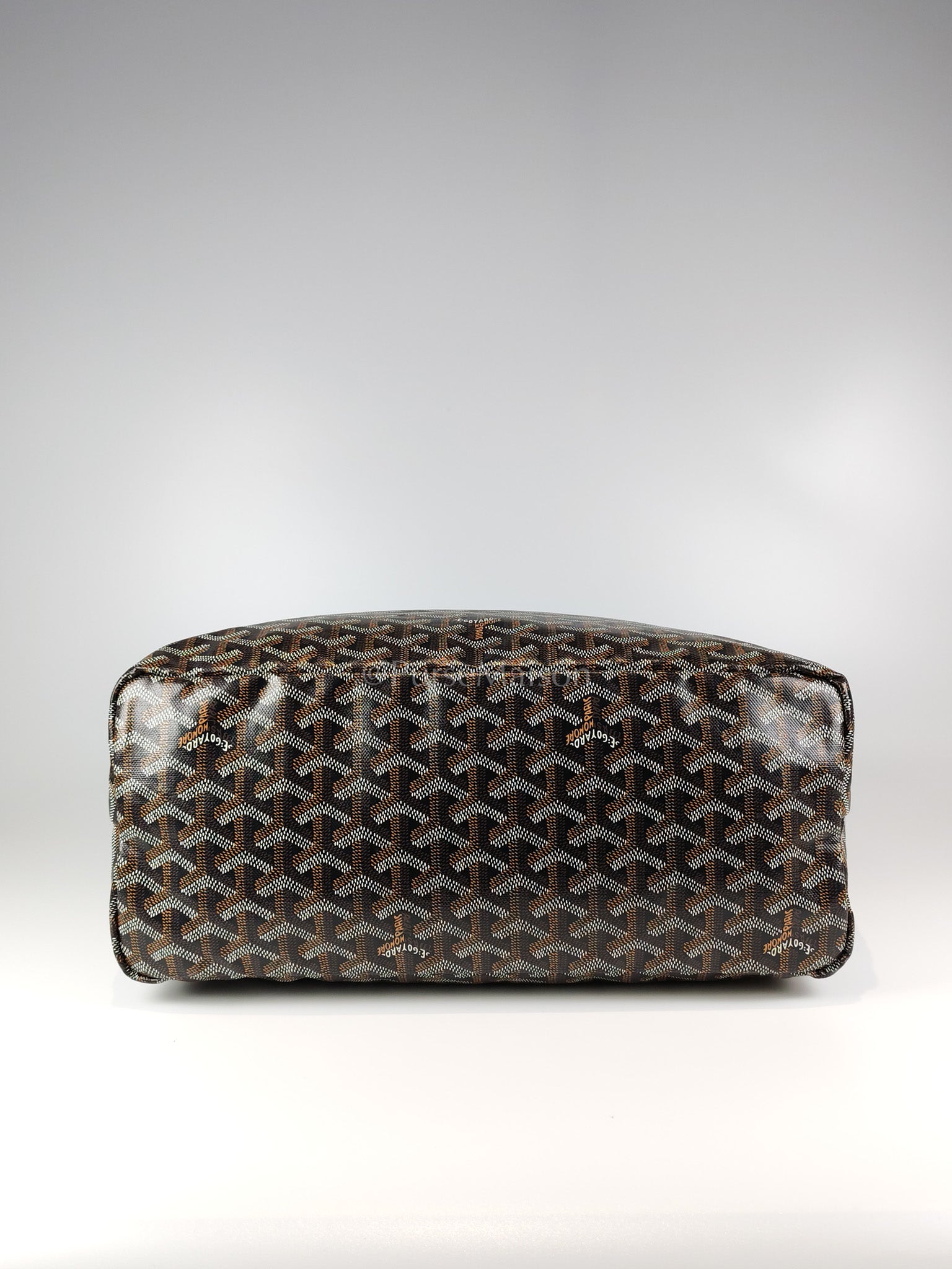 Saint Louis PM in Black Goyardine Canvas Tote Bag | Purse Maison Luxury Bags Shop