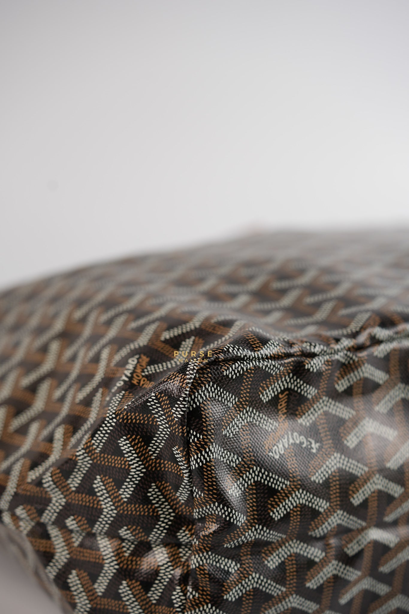 Saint Louis PM in Black/Tan Tote Bag | Purse Maison Luxury Bags Shop