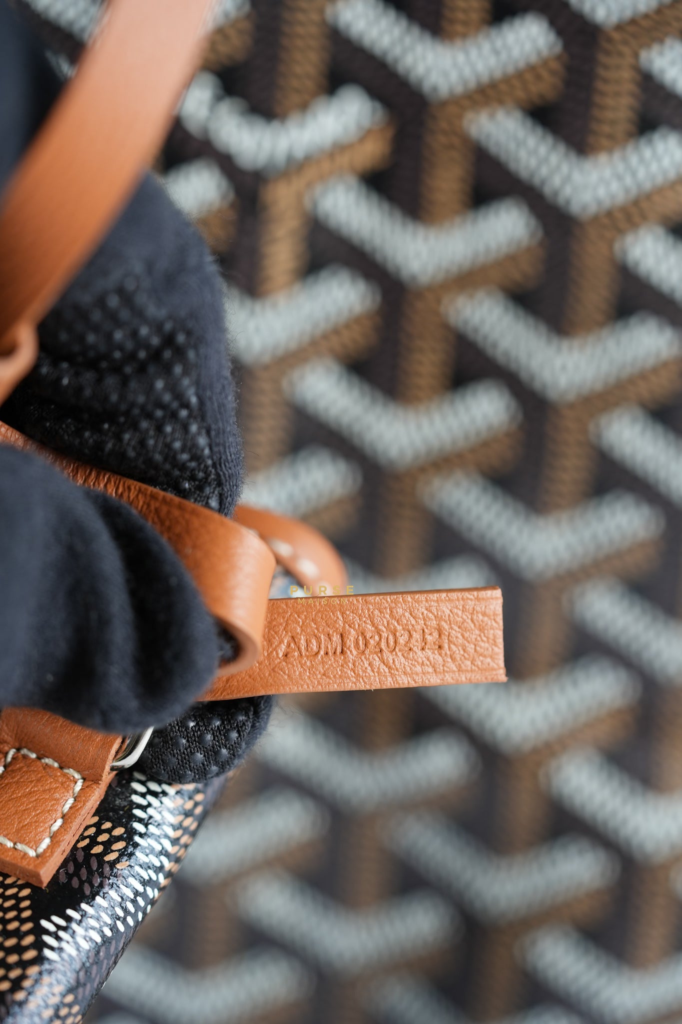Saint Louis PM in Black/Tan Tote Bag | Purse Maison Luxury Bags Shop