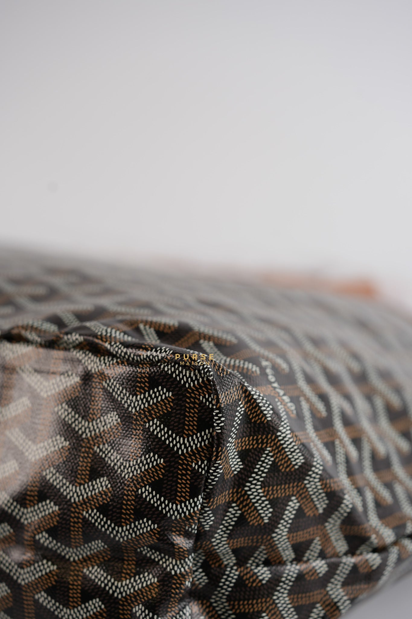 Saint Louis PM in Black/Tan Tote Bag | Purse Maison Luxury Bags Shop