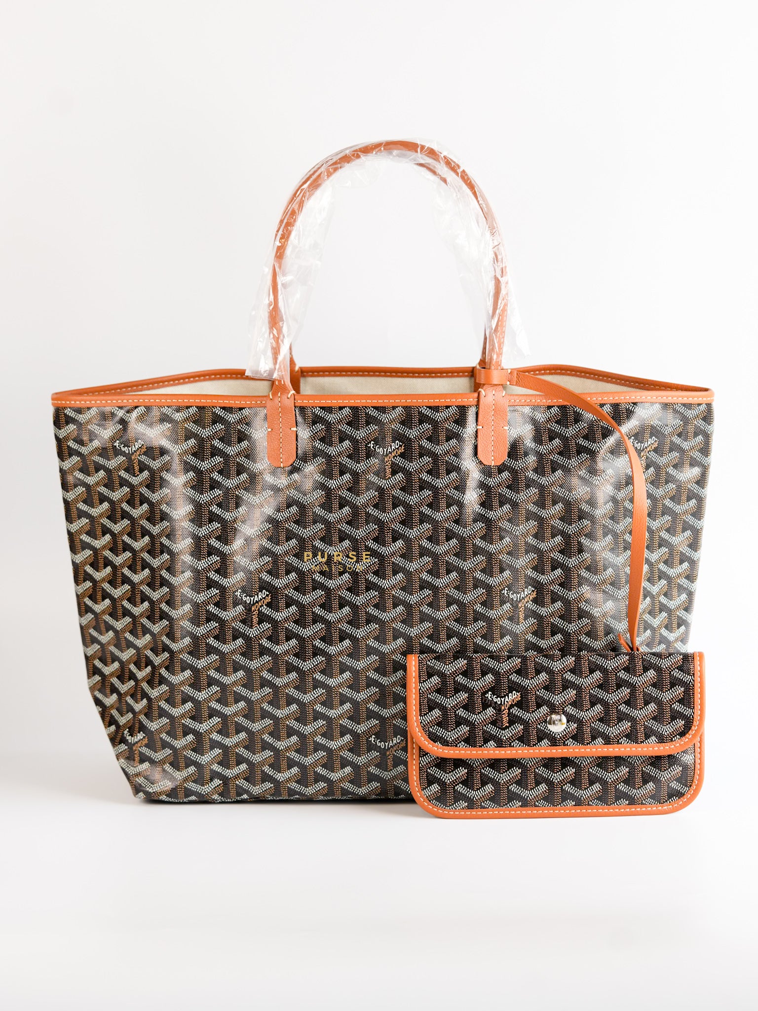 Saint Louis PM in Black/Tan Tote Bag | Purse Maison Luxury Bags Shop