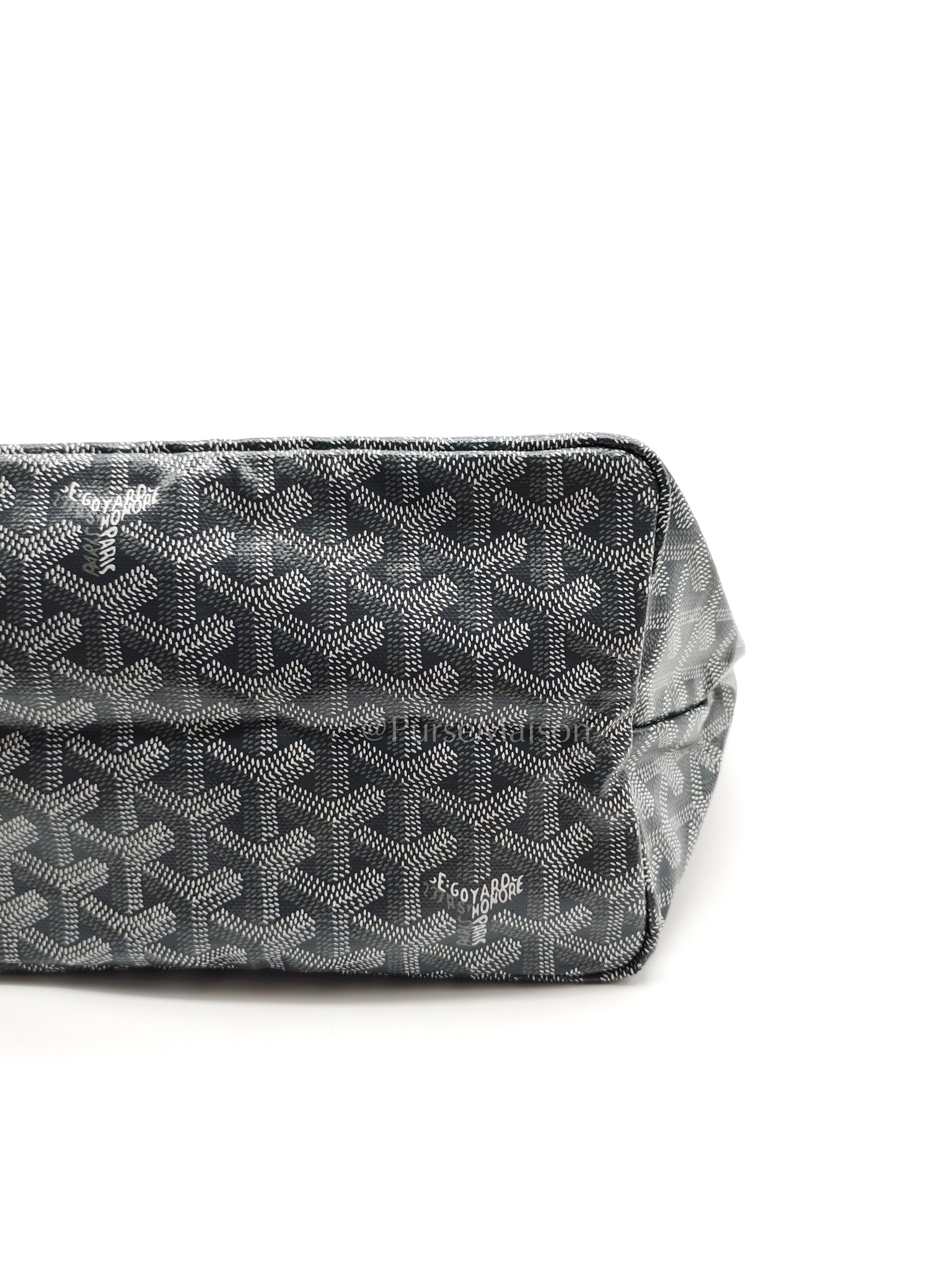 Saint Louis PM in Gray Goyardine Canvas | Purse Maison Luxury Bags Shop
