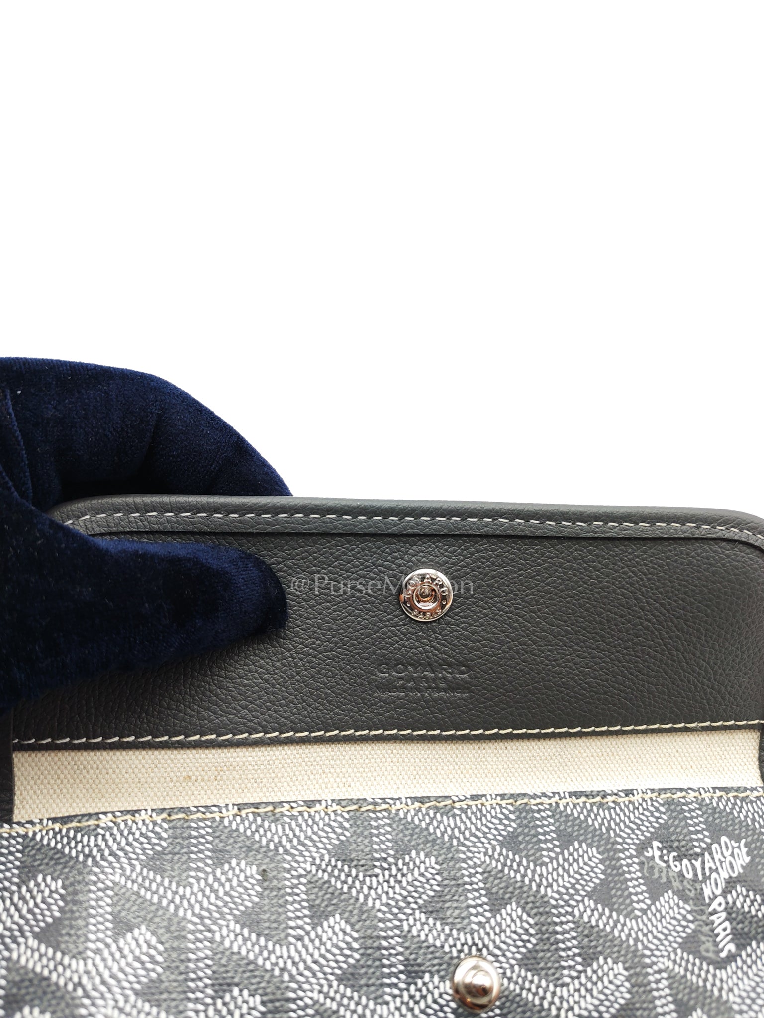 Saint Louis PM in Gray Goyardine Canvas | Purse Maison Luxury Bags Shop