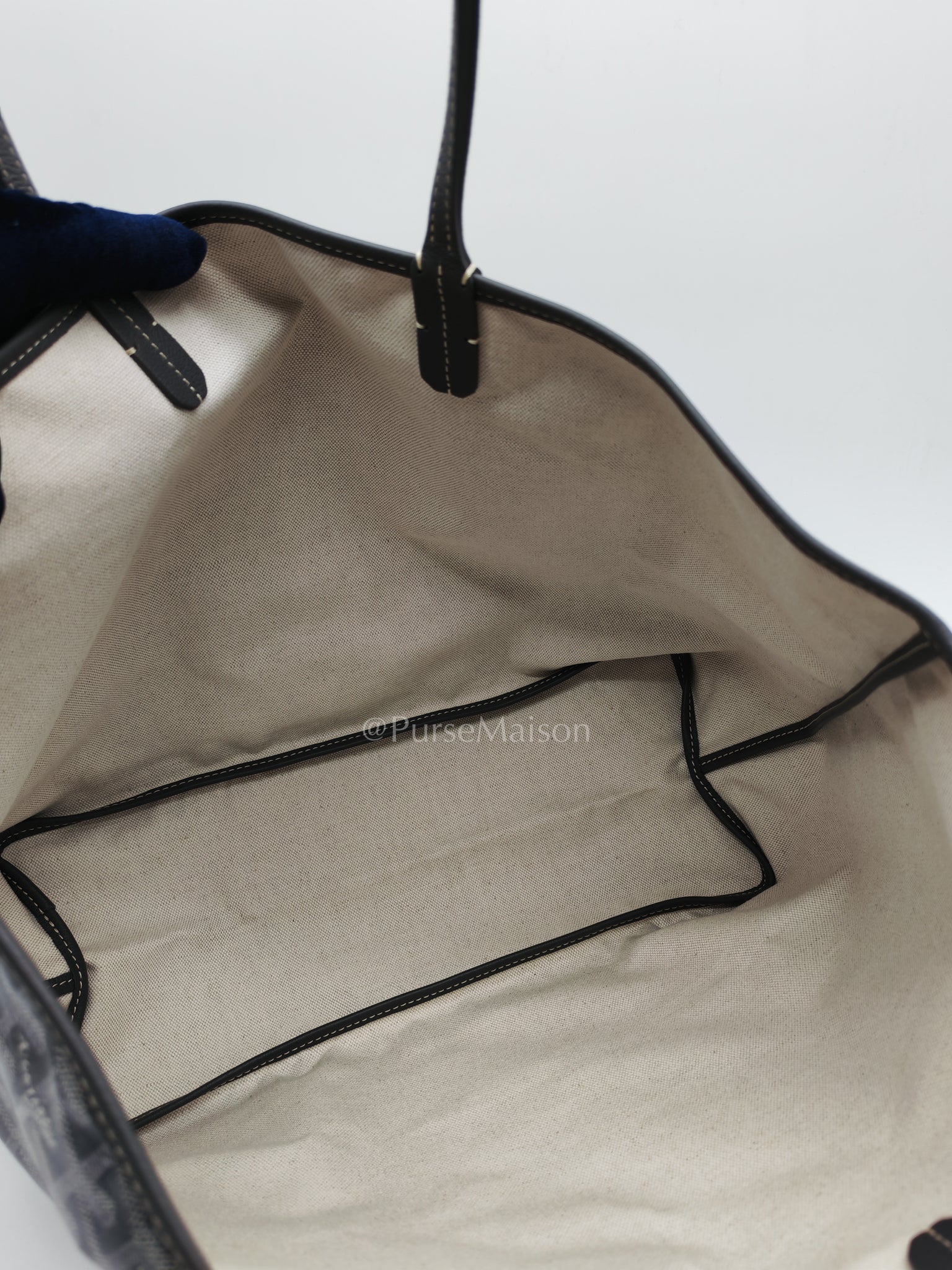 Saint Louis PM in Gray Goyardine Canvas | Purse Maison Luxury Bags Shop