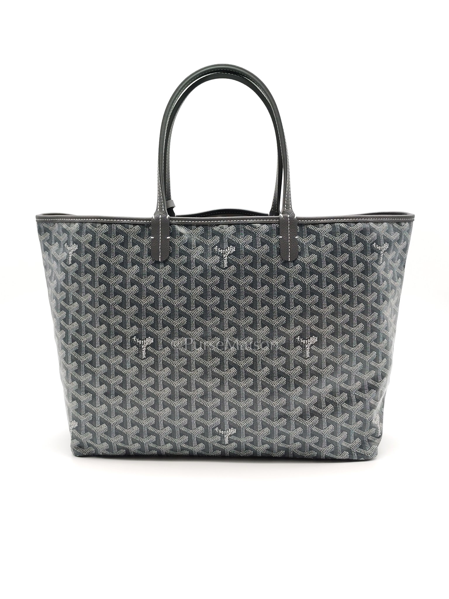 Saint Louis PM in Gray Goyardine Canvas | Purse Maison Luxury Bags Shop
