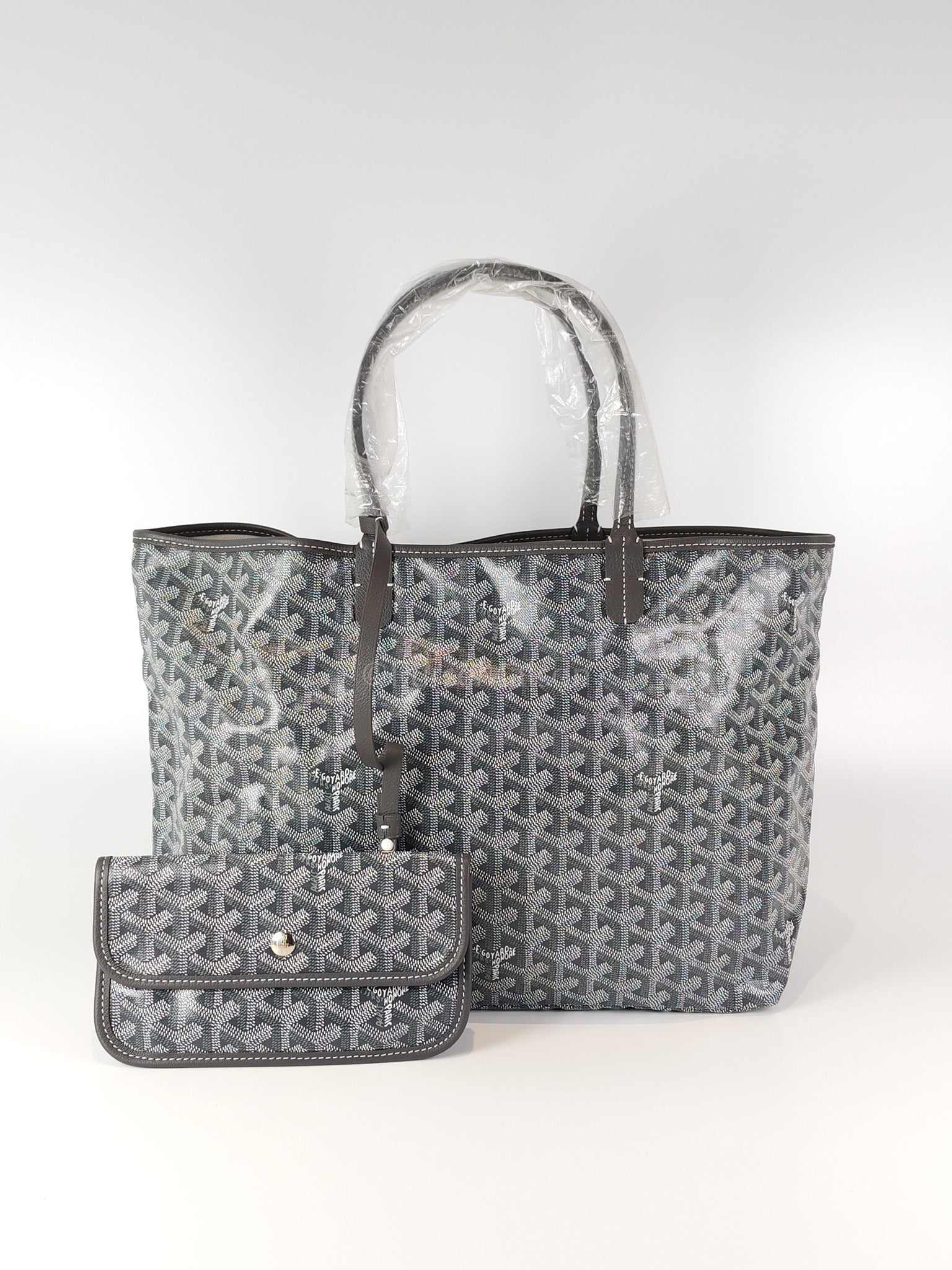 Saint Louis PM in Gray Goyardine Canvas | Purse Maison Luxury Bags Shop