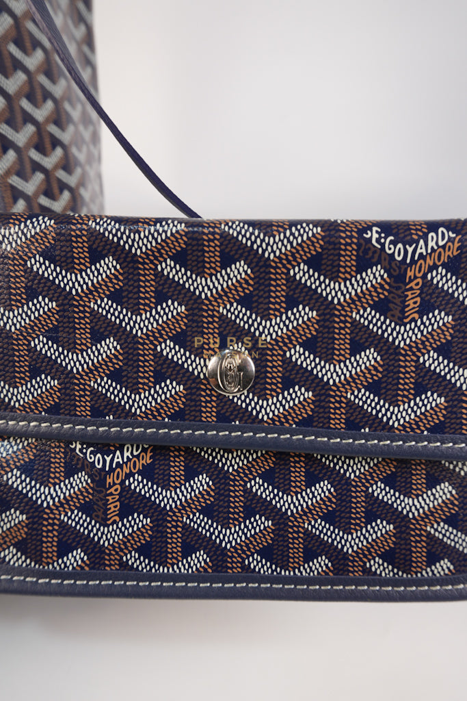 Saint Louis PM in Navy Blue Goyardine Canvas | Purse Maison Luxury Bags Shop
