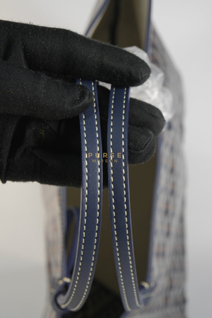 Saint Louis PM in Navy Blue Goyardine Canvas | Purse Maison Luxury Bags Shop