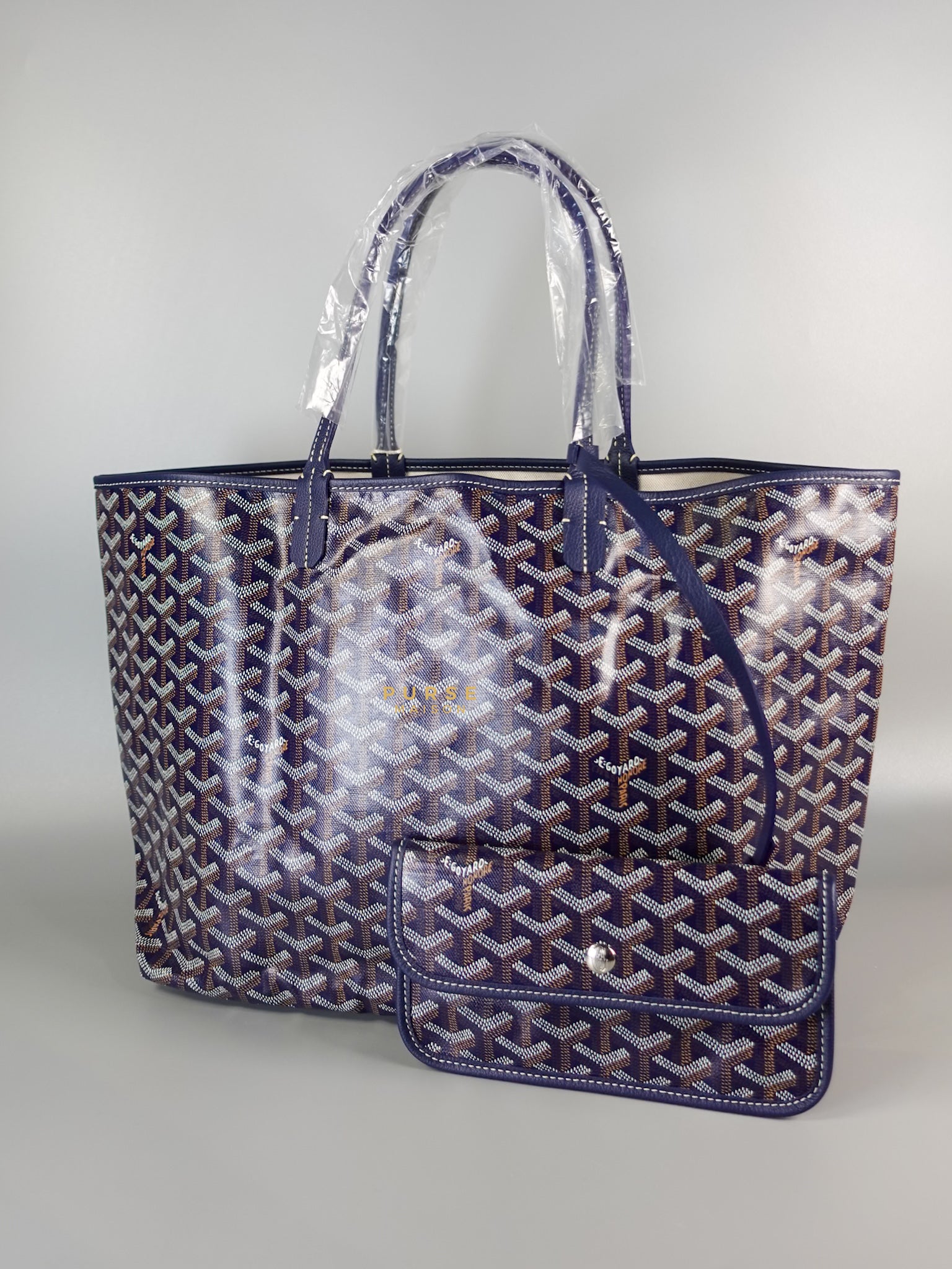 Saint Louis PM in Navy Blue Tote Bag | Purse Maison Luxury Bags Shop