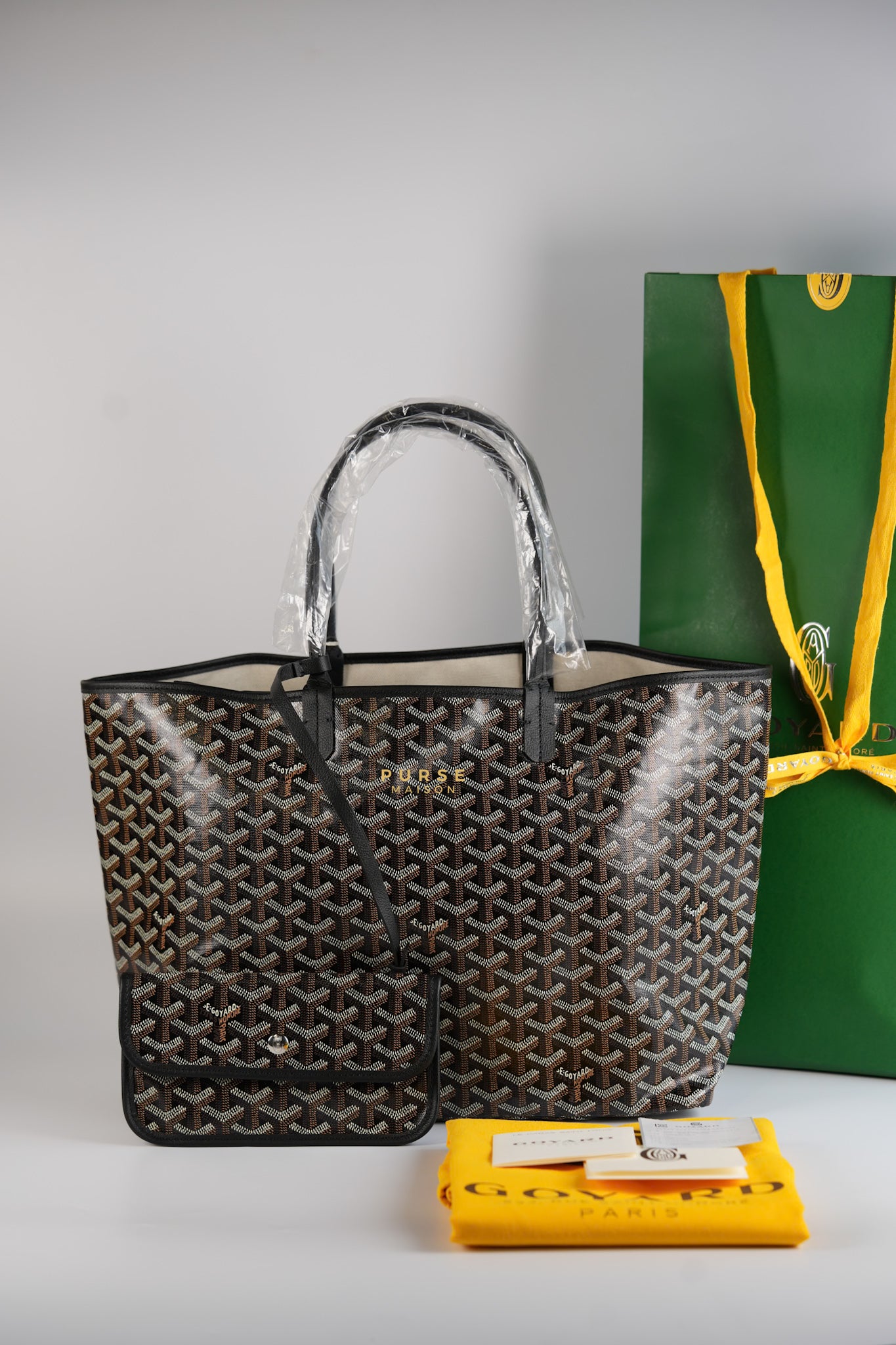 Saint Louis PM in Noir Tote Bag | Purse Maison Luxury Bags Shop