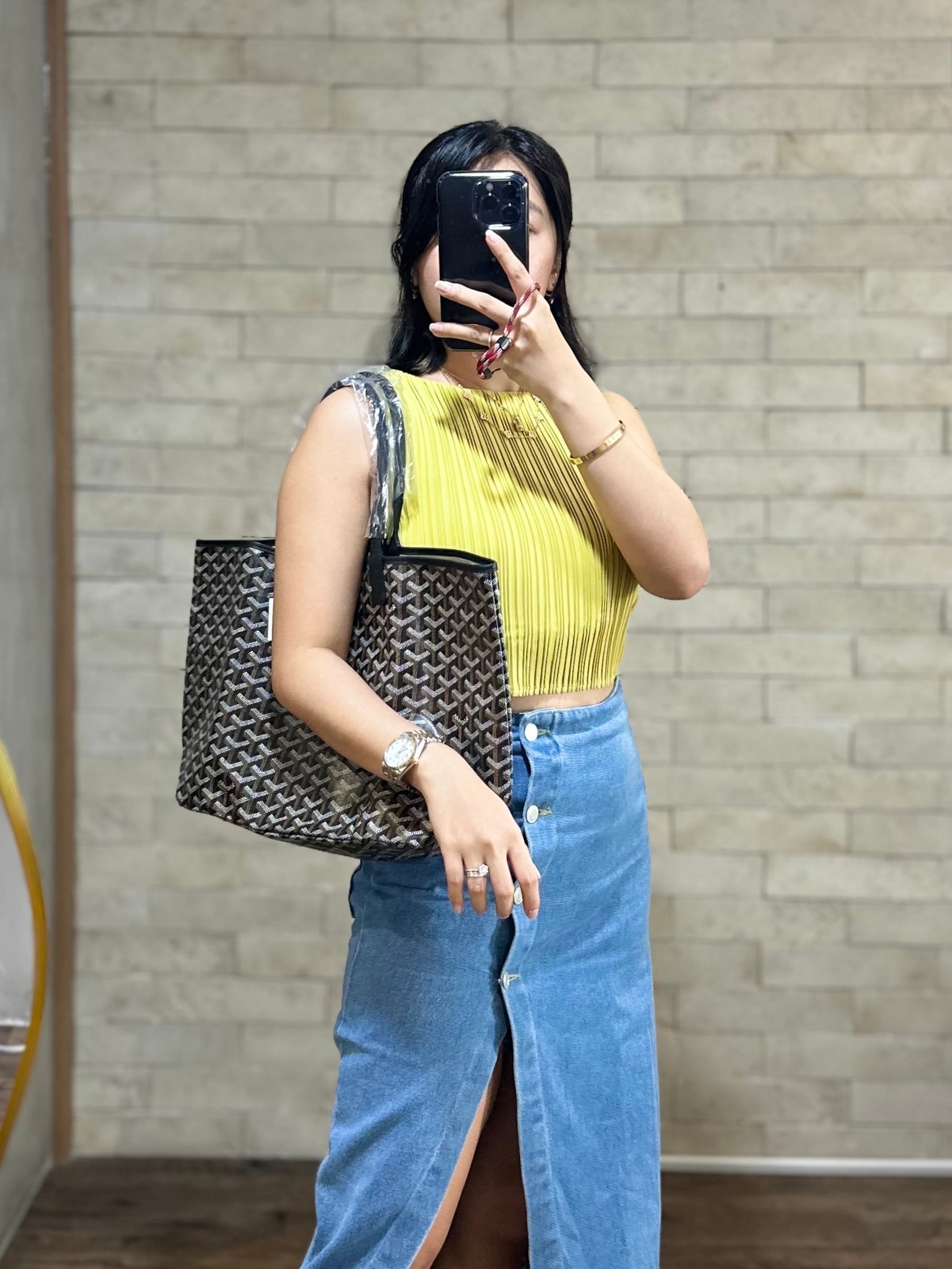 Saint Louis PM in Noir Tote Bag | Purse Maison Luxury Bags Shop