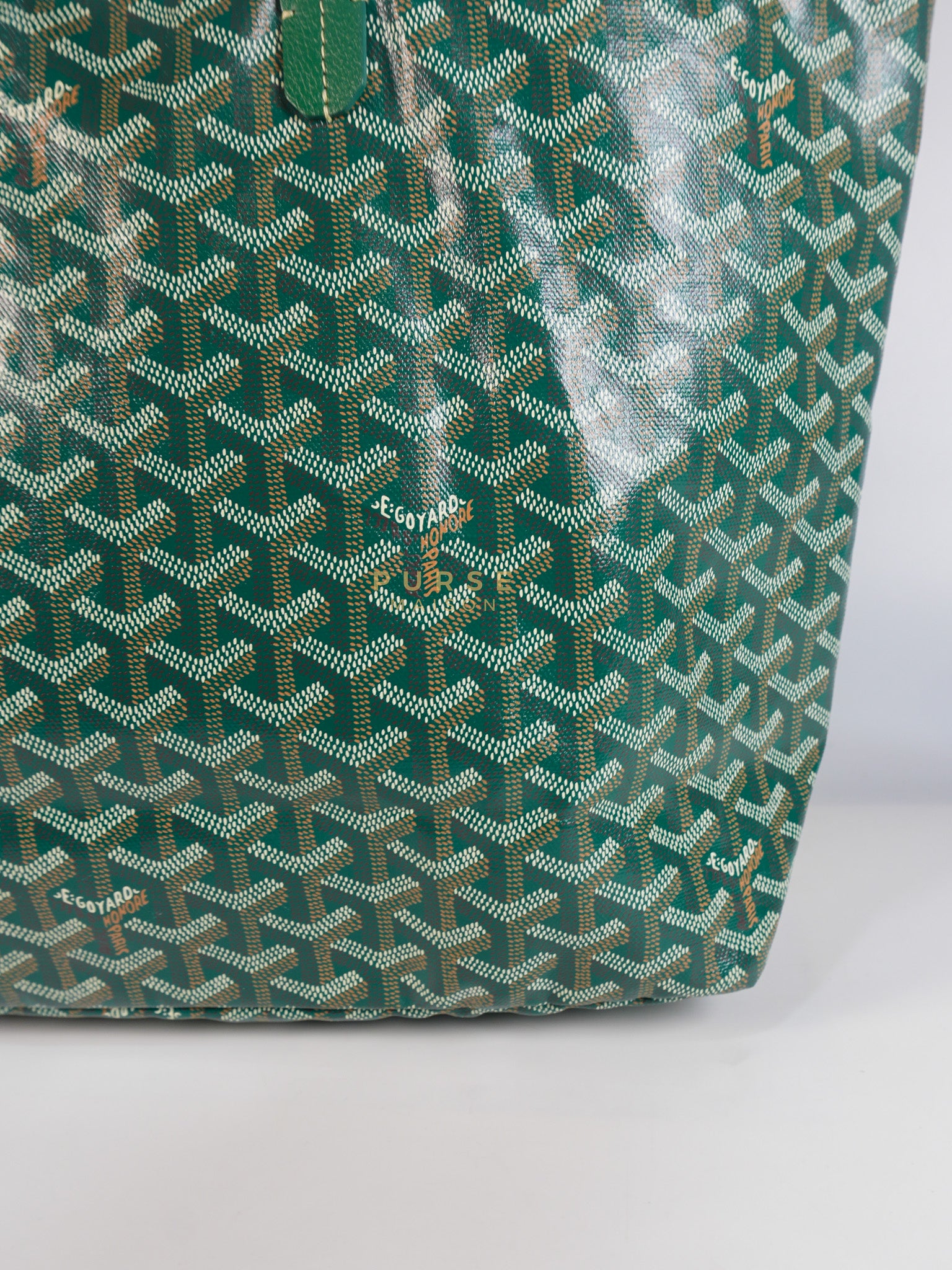 Saint Louis PM in Vert Goyardine Canvas | Purse Maison Luxury Bags Shop